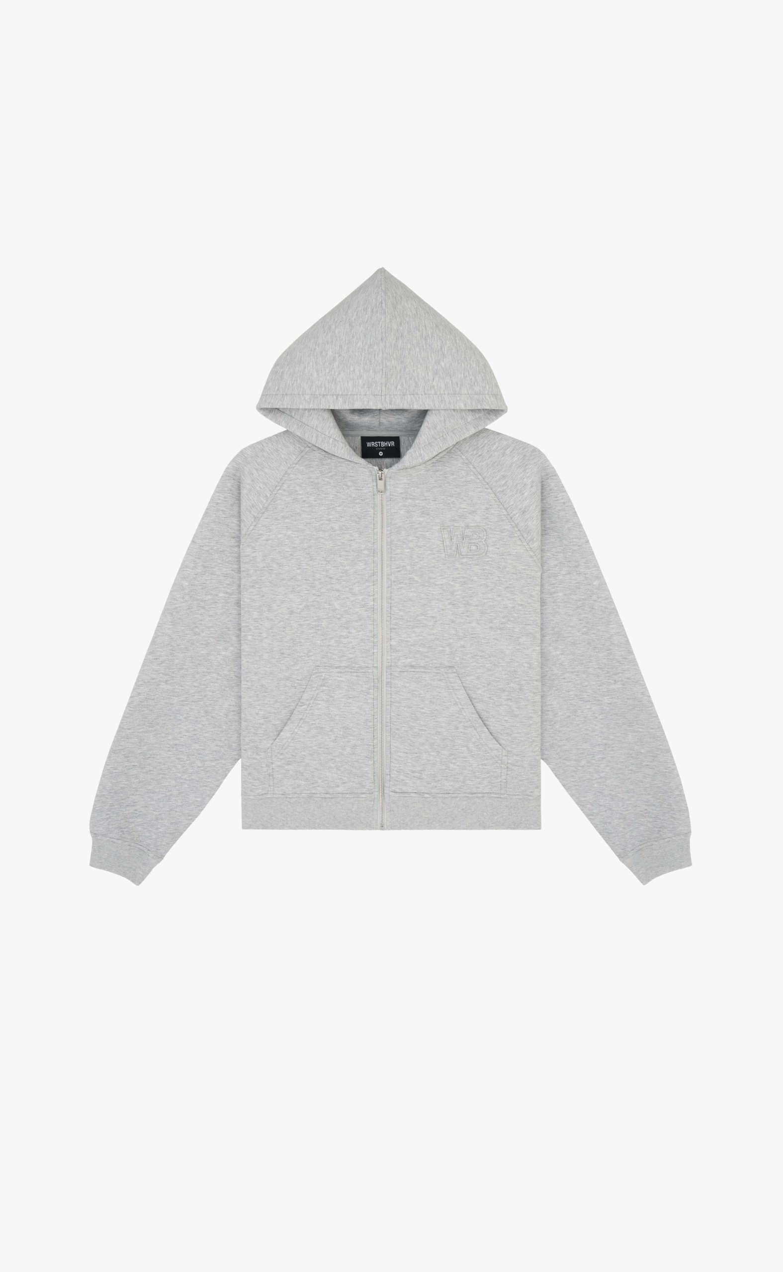 GRUVEN V2 ZIP GRAY MELANGE HOODIE