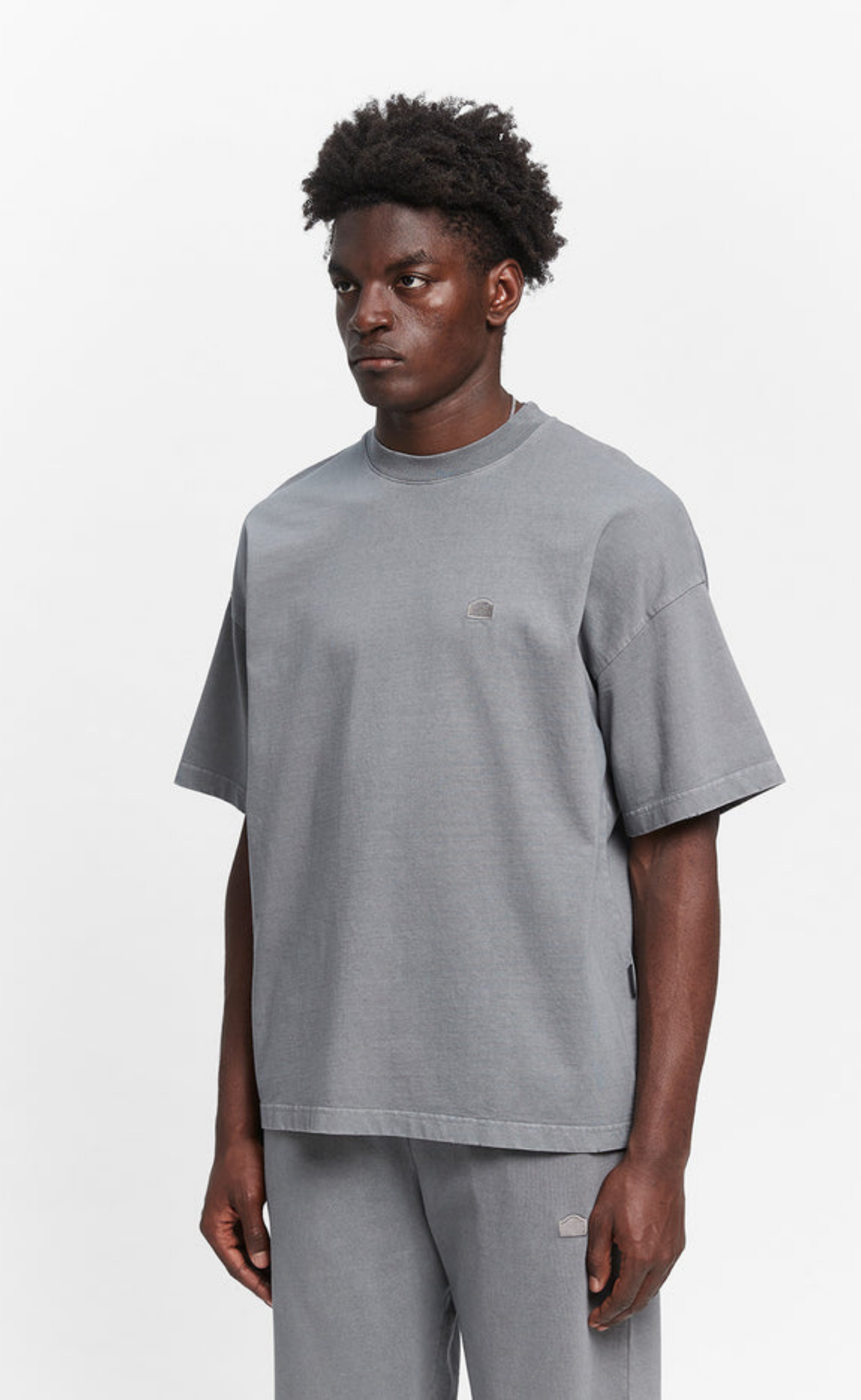 SIGNE WASHED GREY T-SHIRT