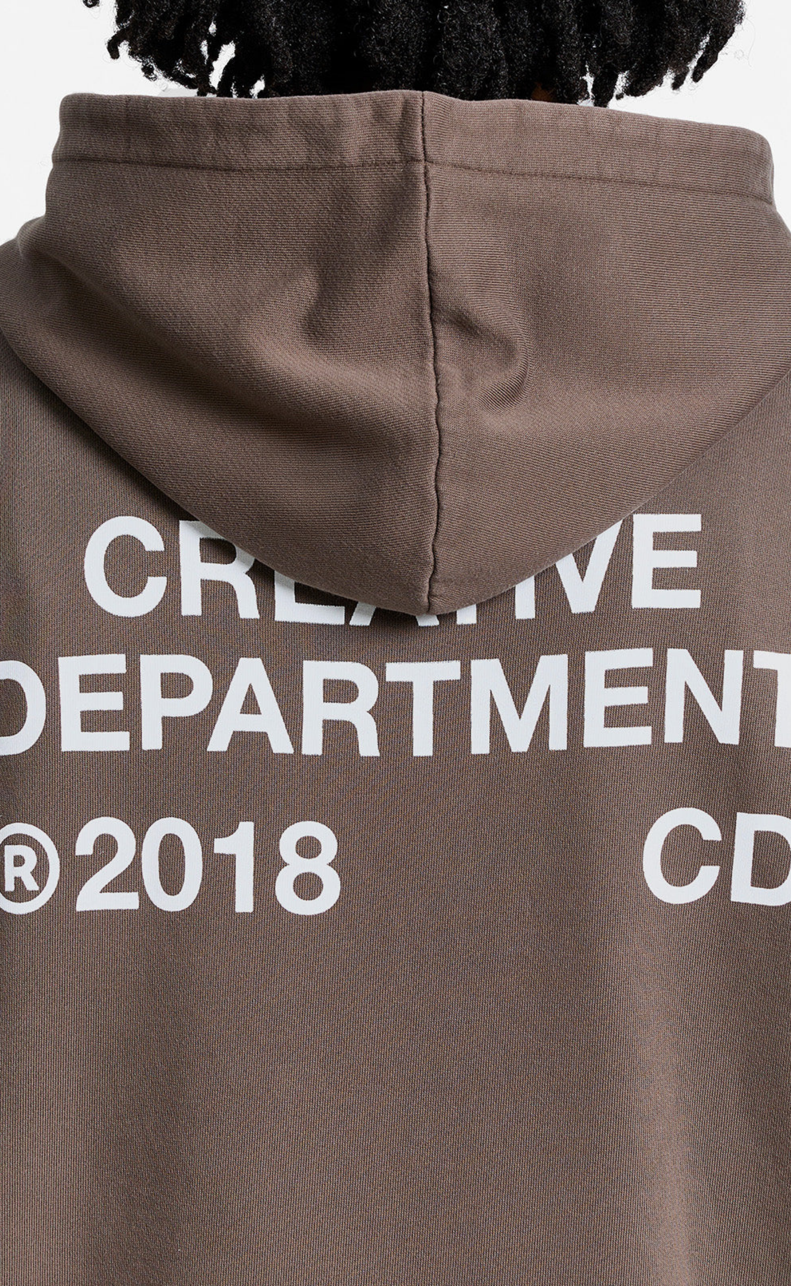 CREATIVE DEPT BROWN HOODIE