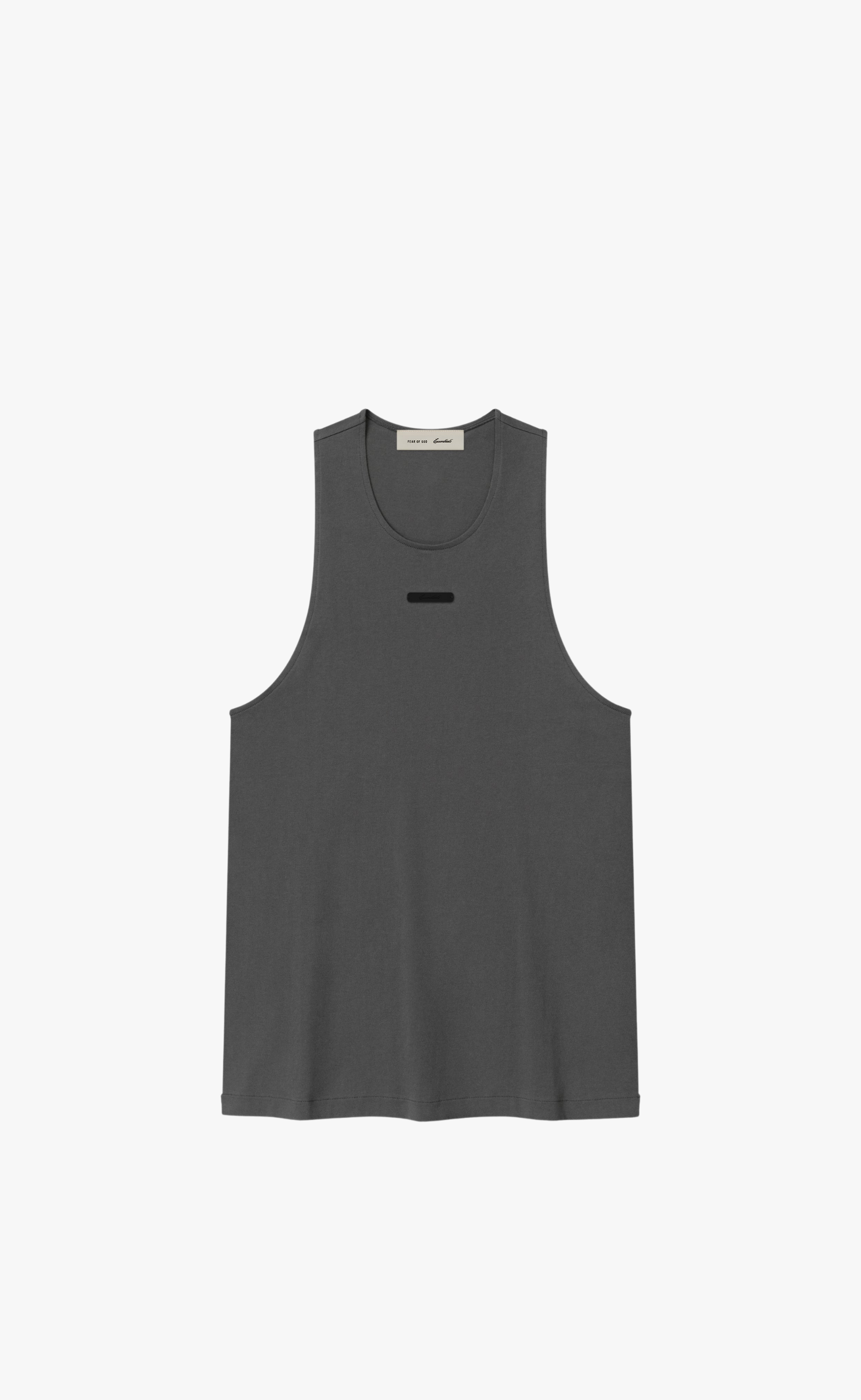 ESSENTIAL IRON GREY TANK TOP