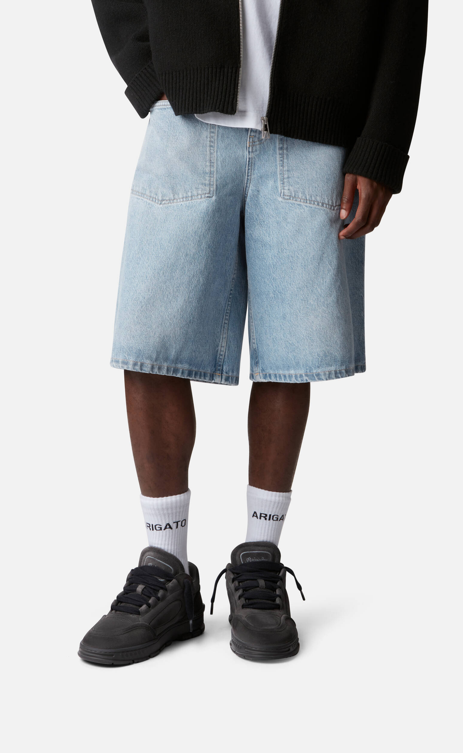 AREA LOOP GREY BLACK SNEAKER