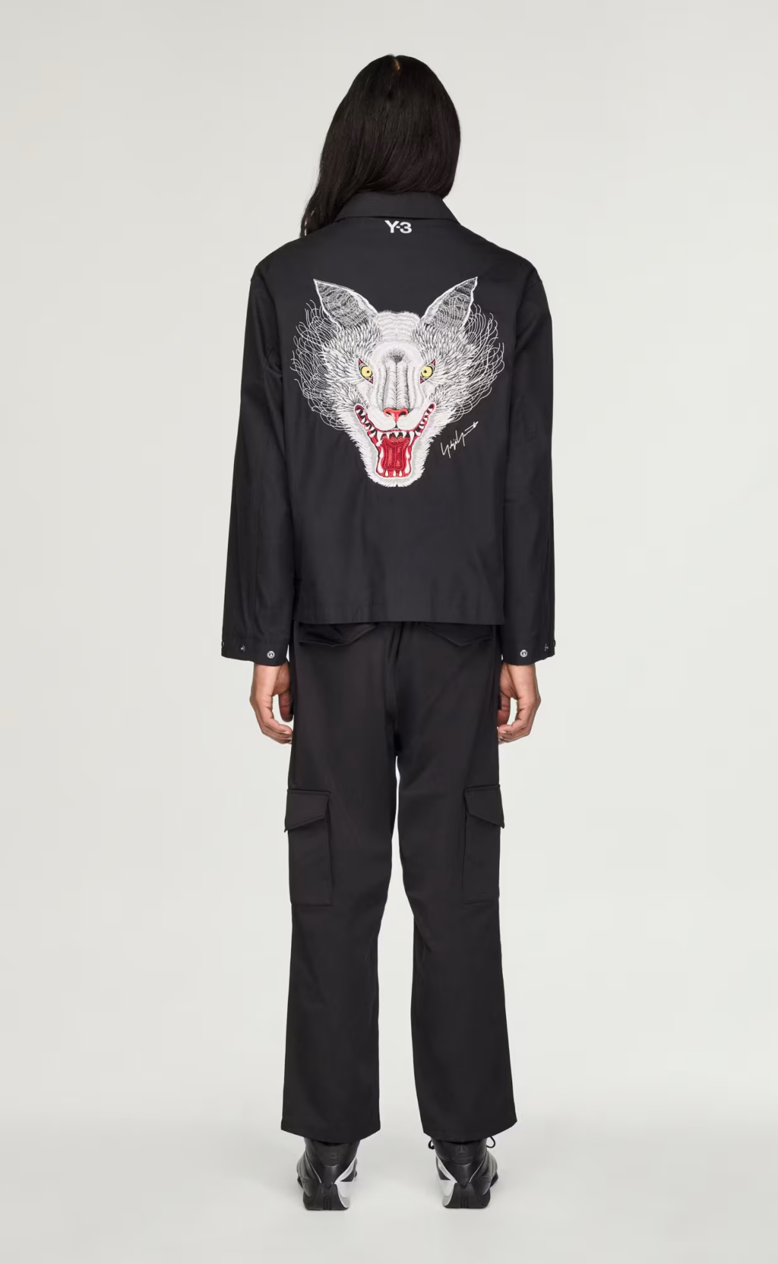 F1 MERCEDES CARGO BLACK PANTS