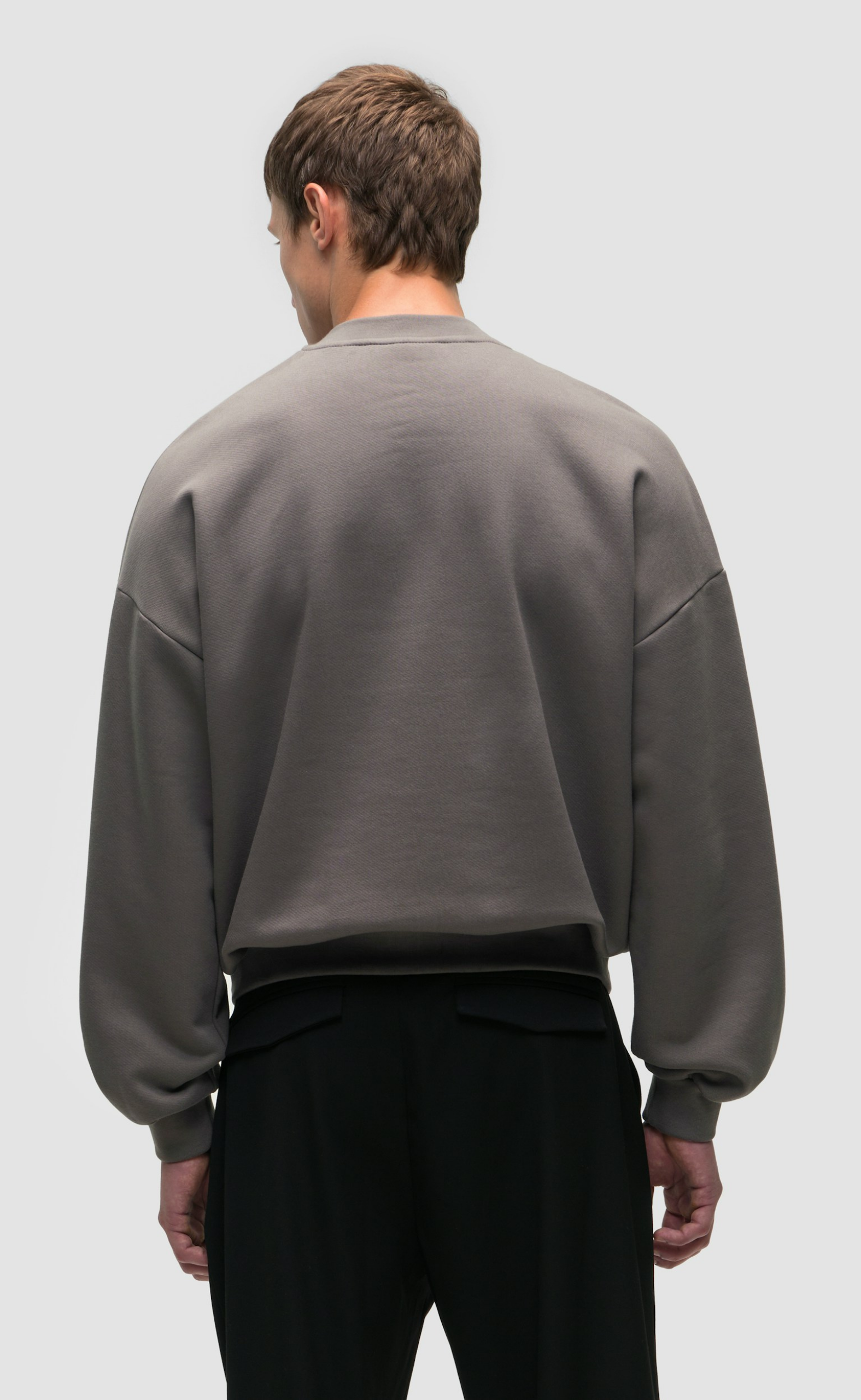 NENI SWEATDARK GULL GRAY CREWNECK