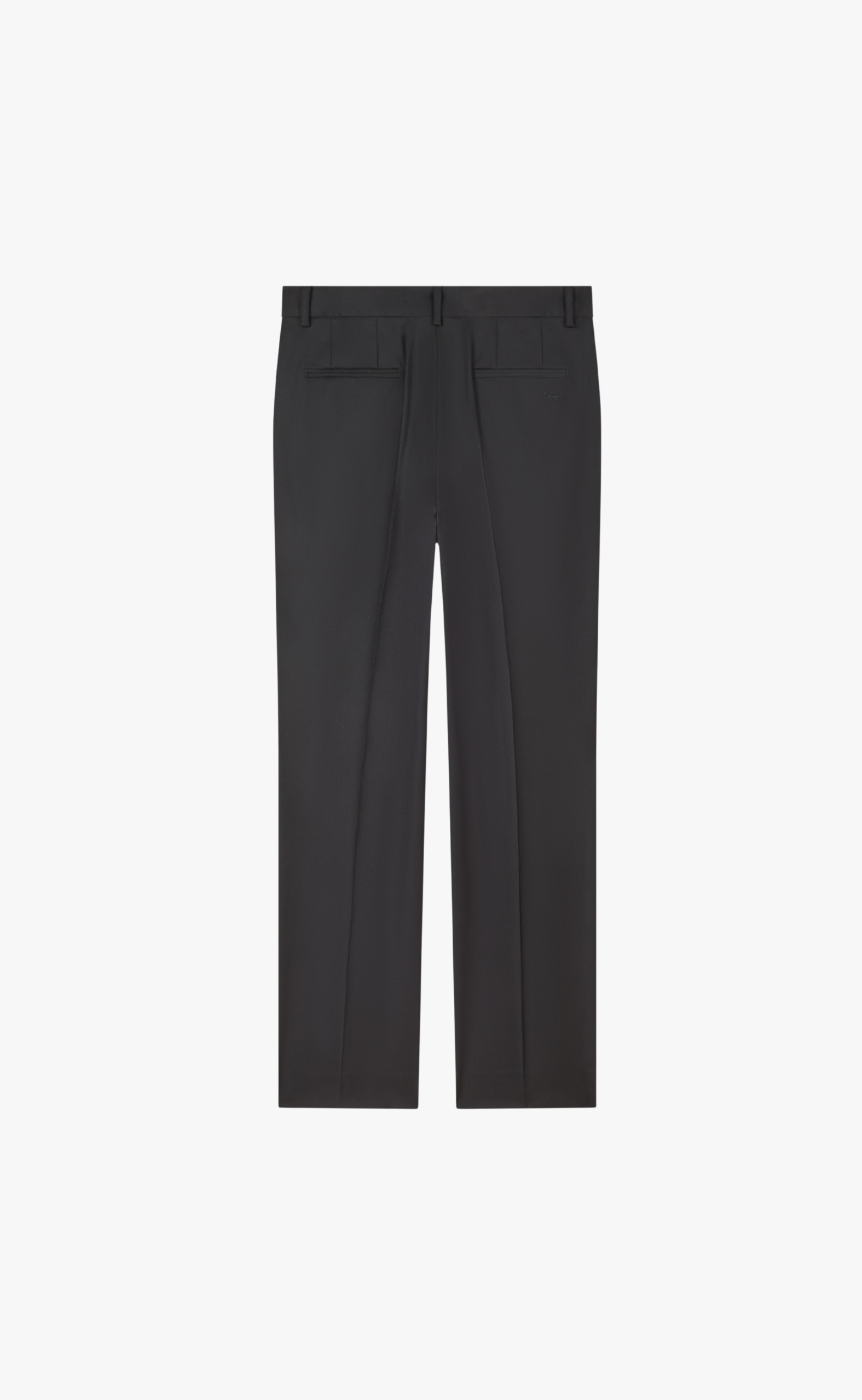 STRAIGHT TAILORED BLACK PANTS