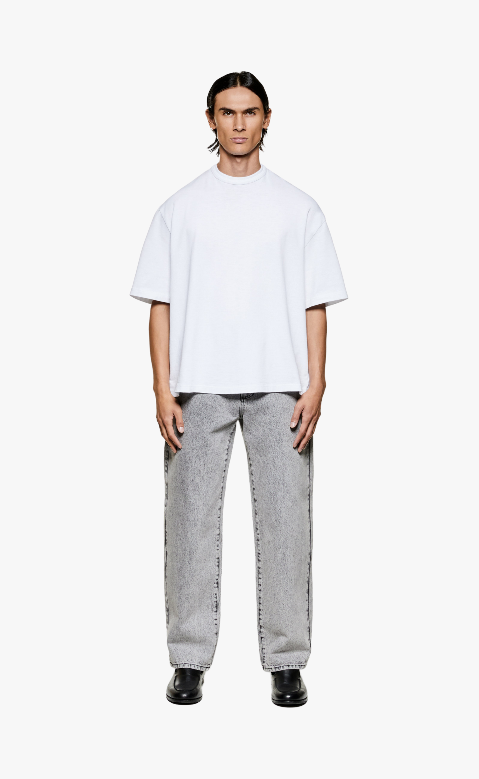 220 GSM SLUB WHITE T-SHIRT