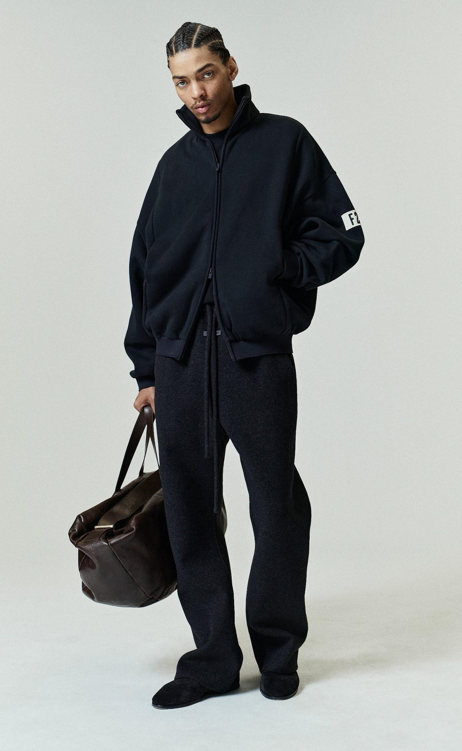 TRACK VINTAGE BLACK JACKET