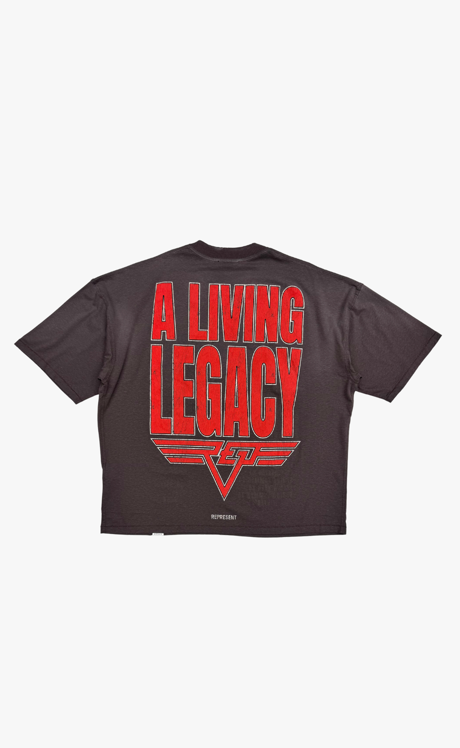 REVERSIBLE LIVING LEGACY FALCON NERO T-SHIRT