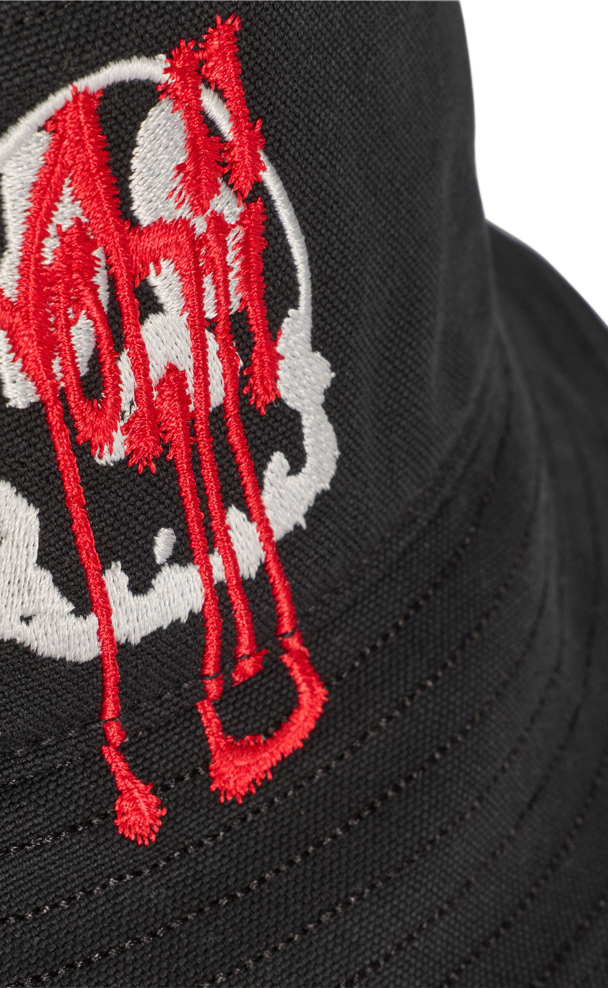 Y-3 CHITO GRAPHIC BUCKET BLACK HAT