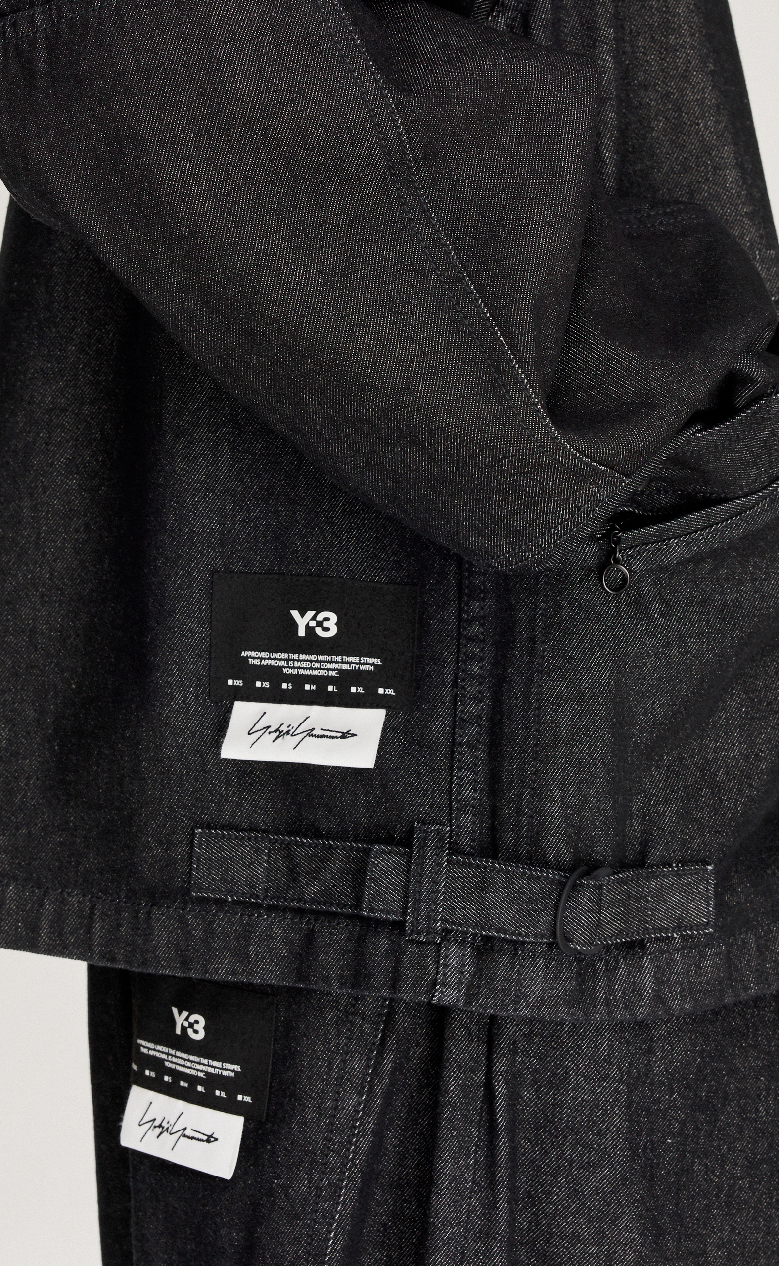 Y-3 DENIM BLACK JACKET