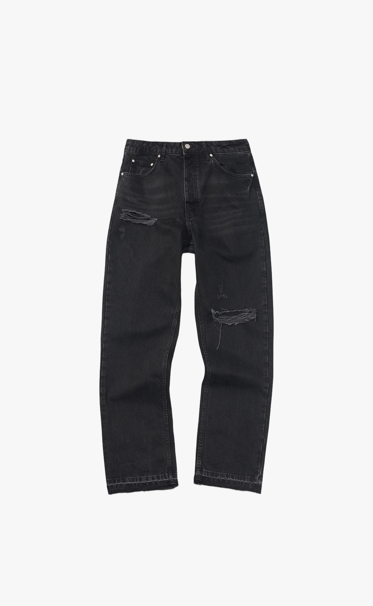 HEATON DENIM BLACK JEANS