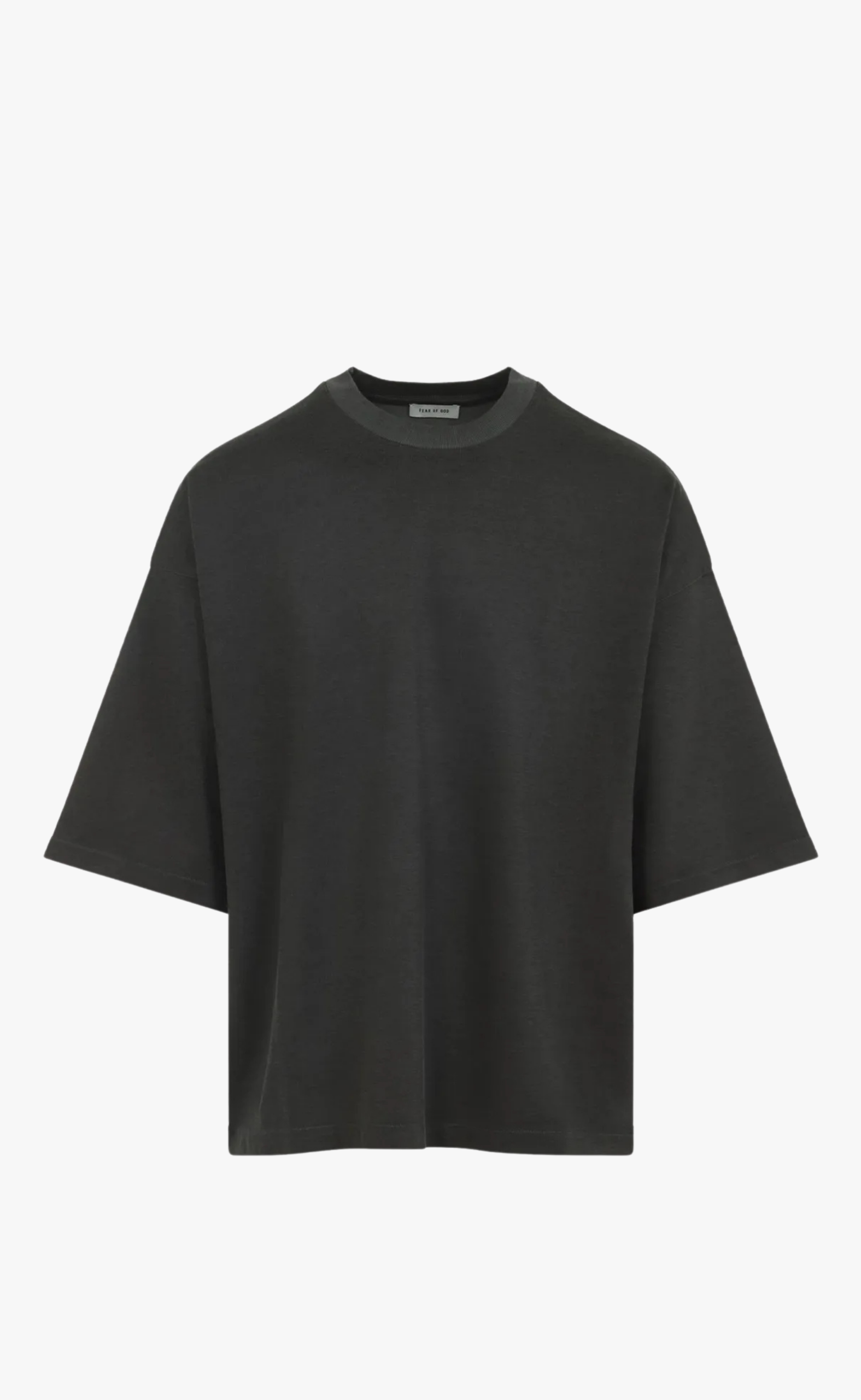 RELAXED SS OFF BLACK T-SHIRT