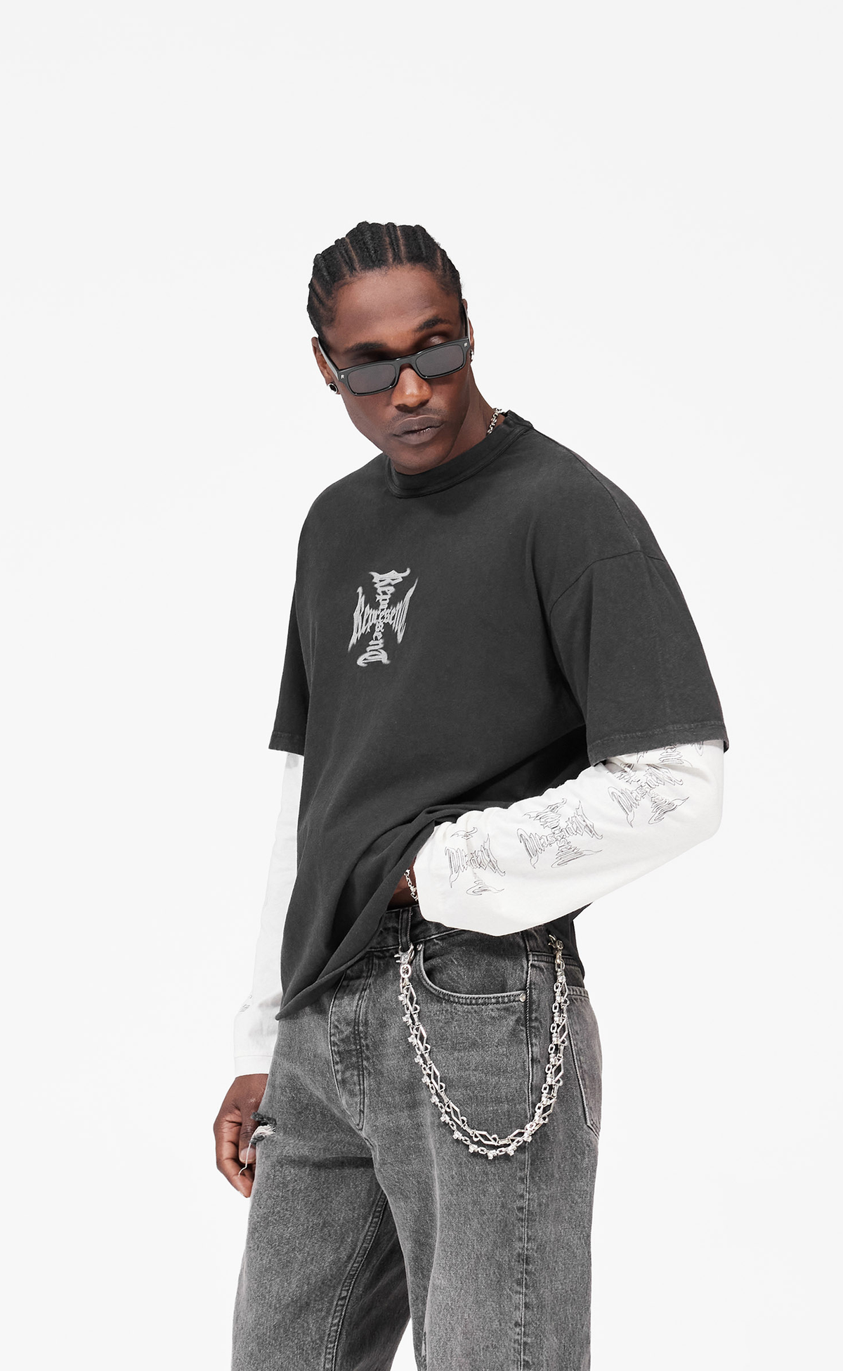 MH FADED BLACK LONGSLEEVE