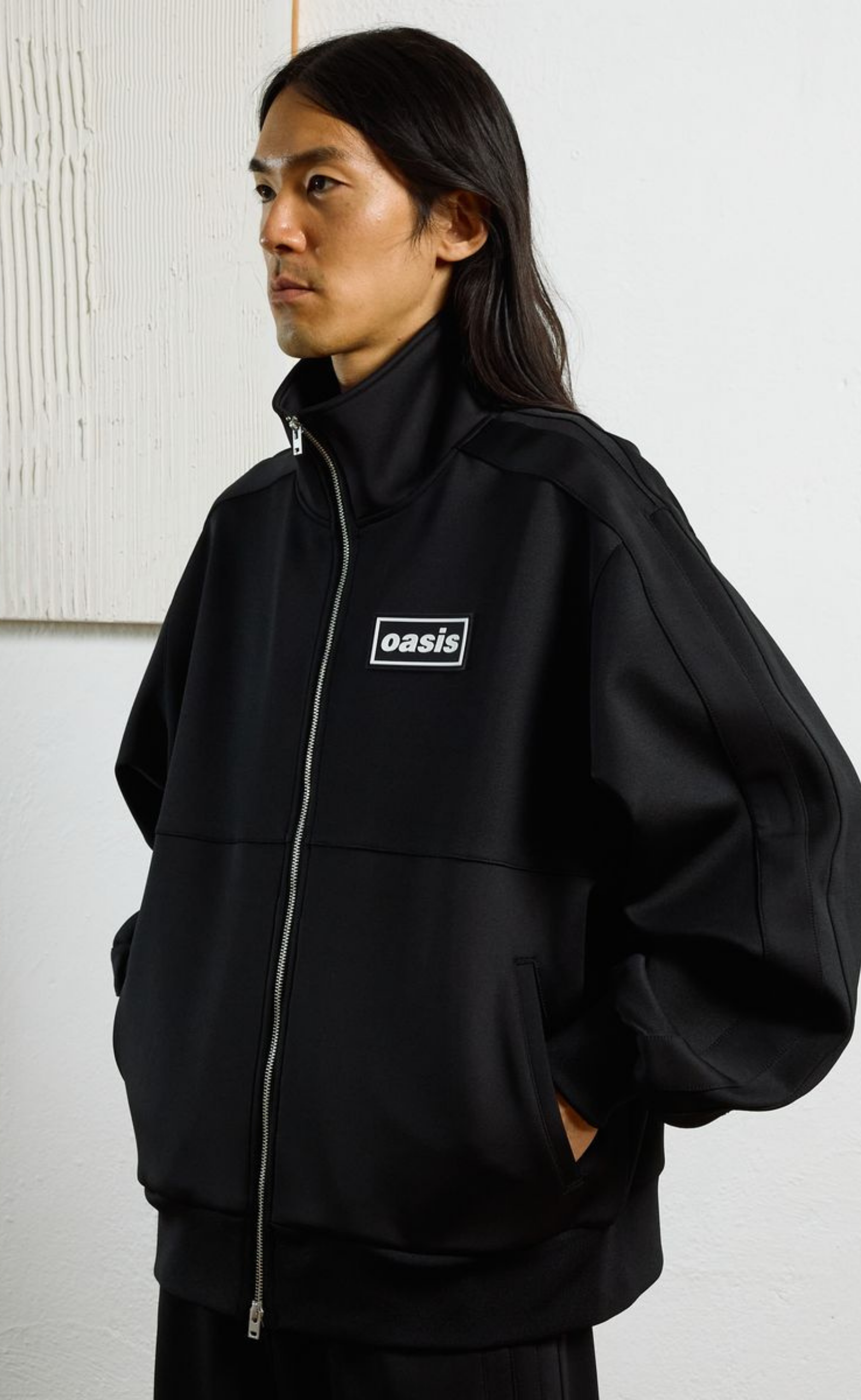 FOREVER BLACK TRACK JACKET