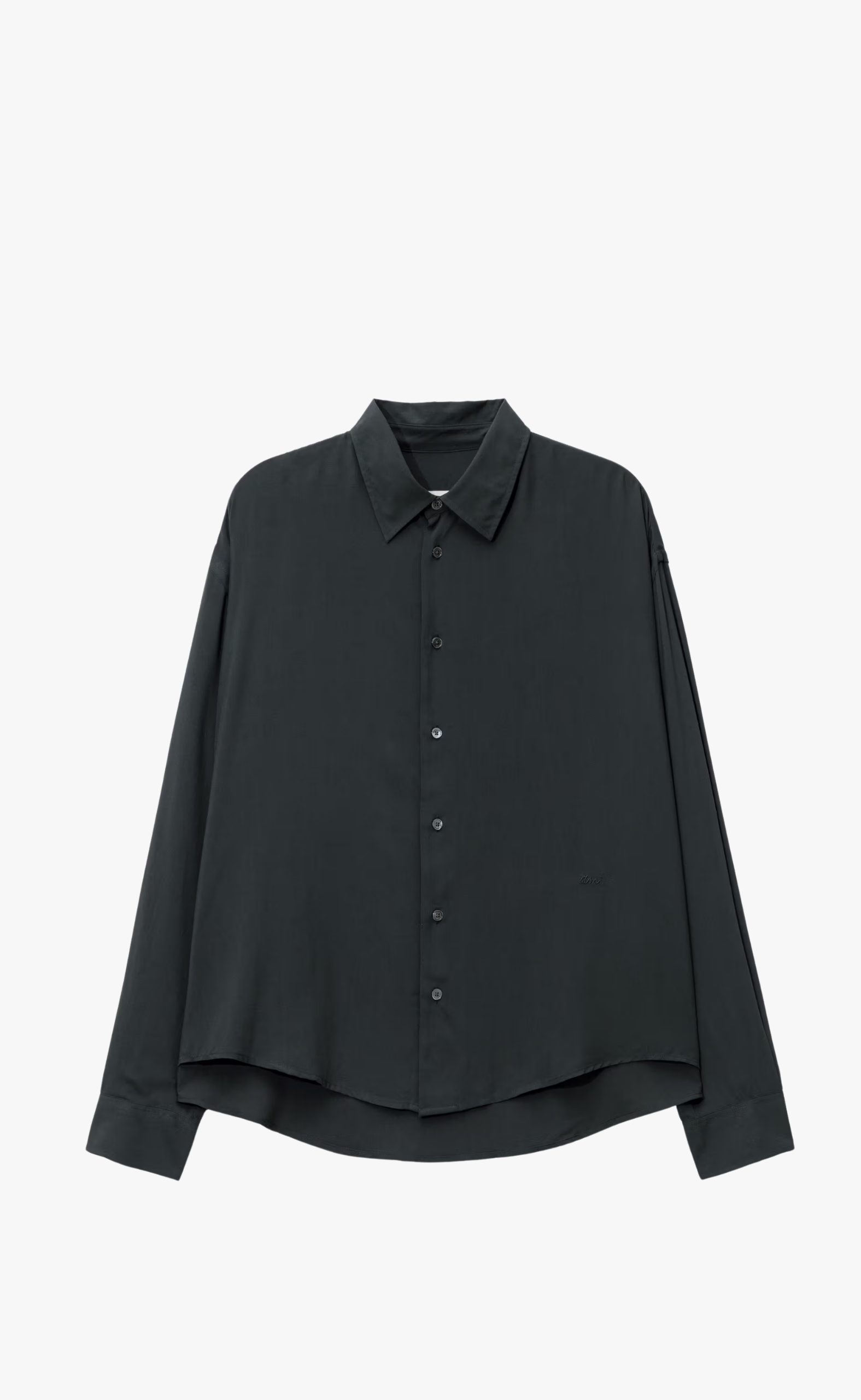 BOXY AMI ANTHRACITE SHIRT