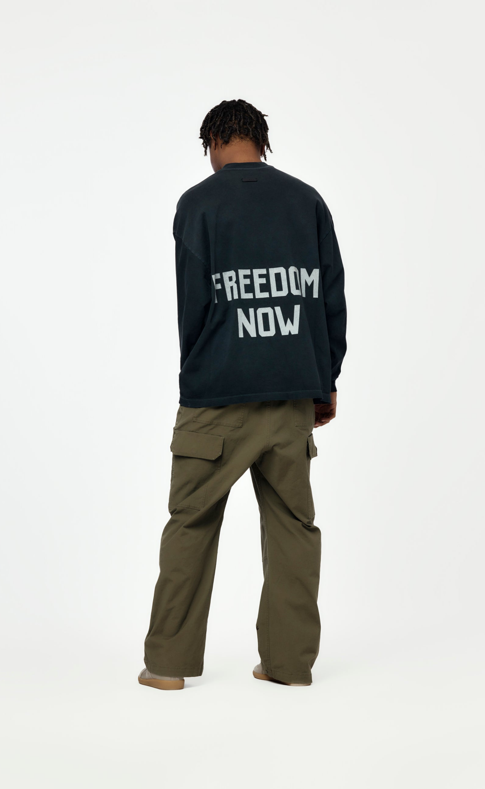REAXED FREEDOM BLACK LONGSLEEVE