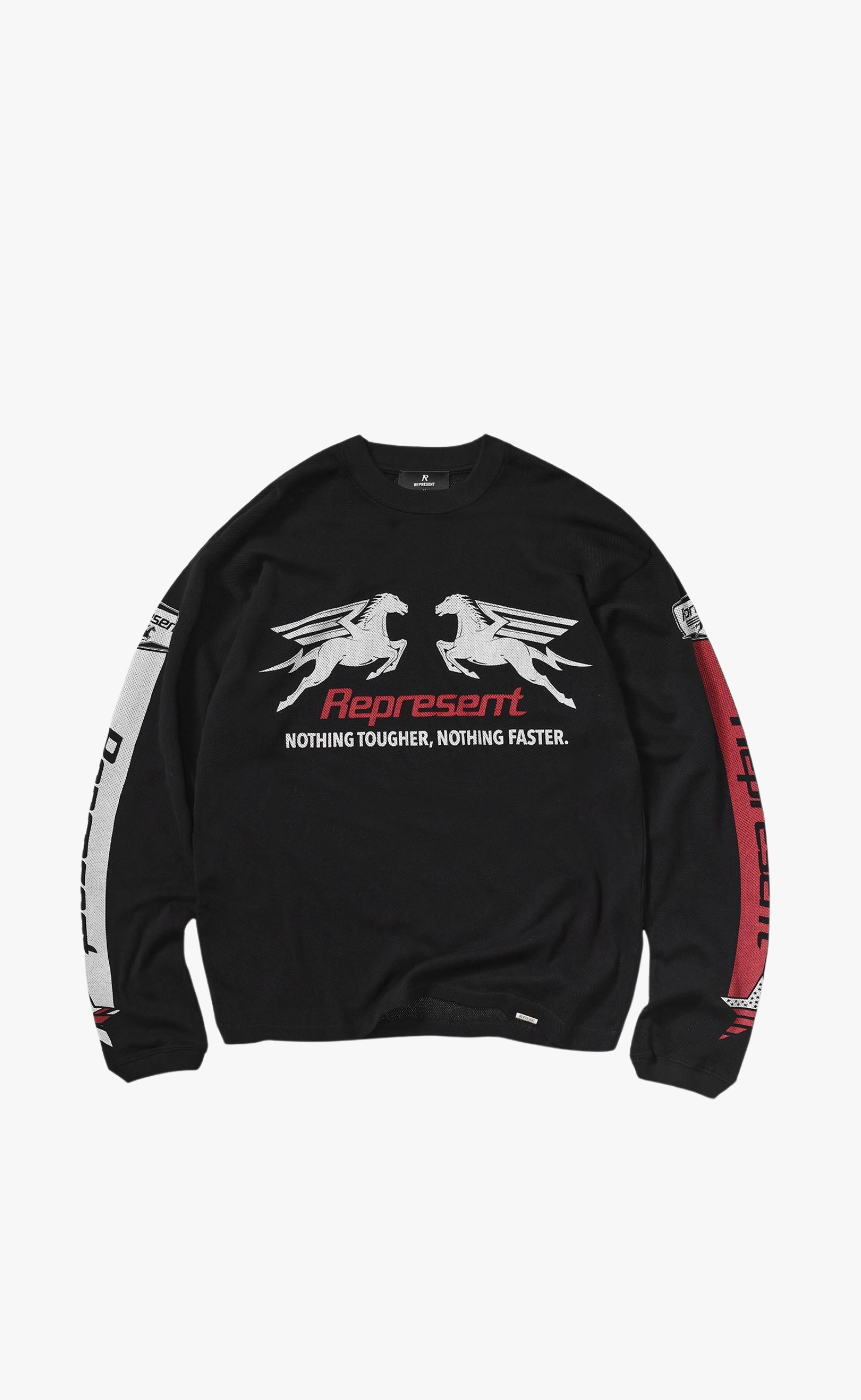 MESH PEGASUS JET BLACK LONGSLEEVE