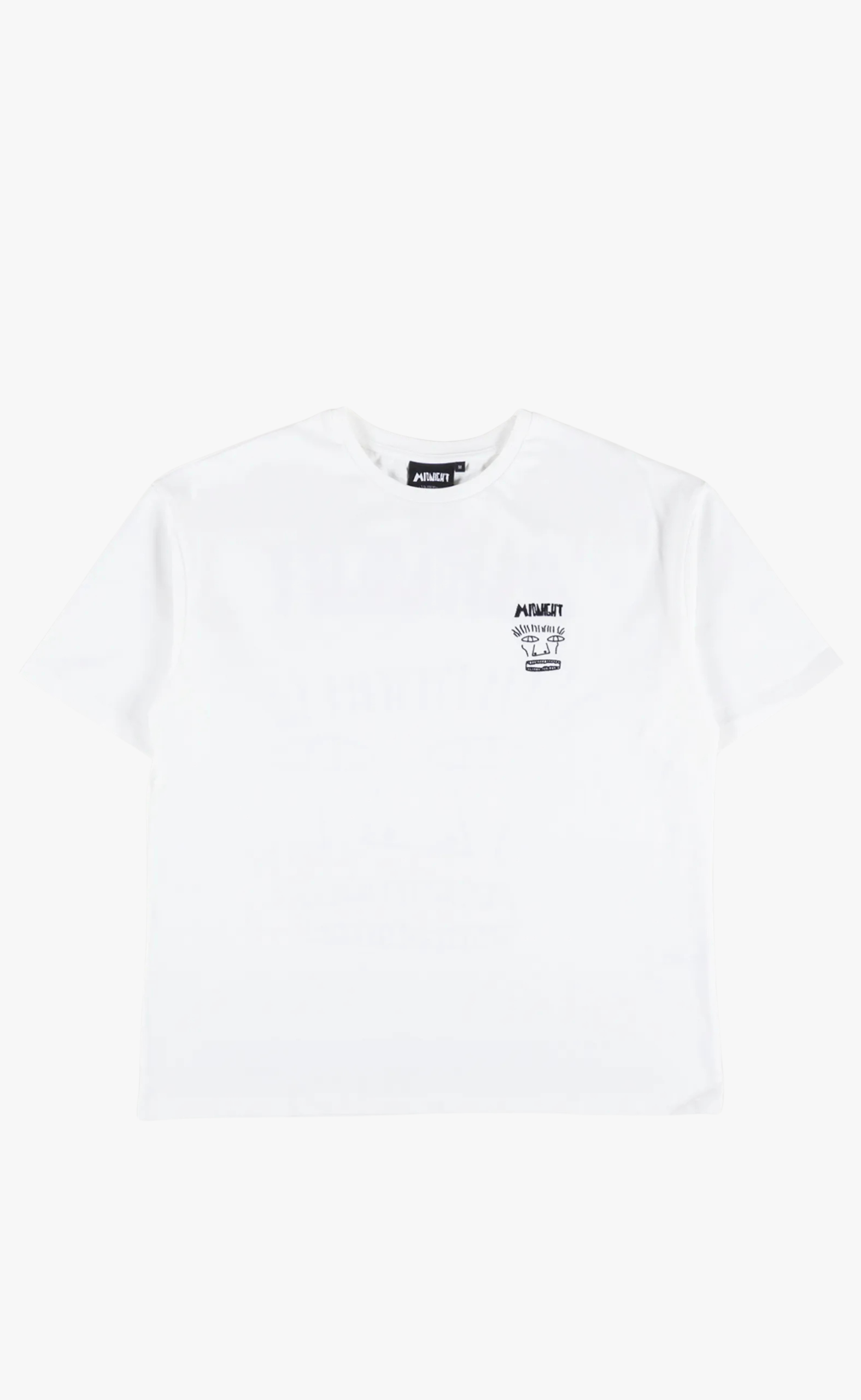 MIDNIGHT LOGO WHITE T-SHIRT