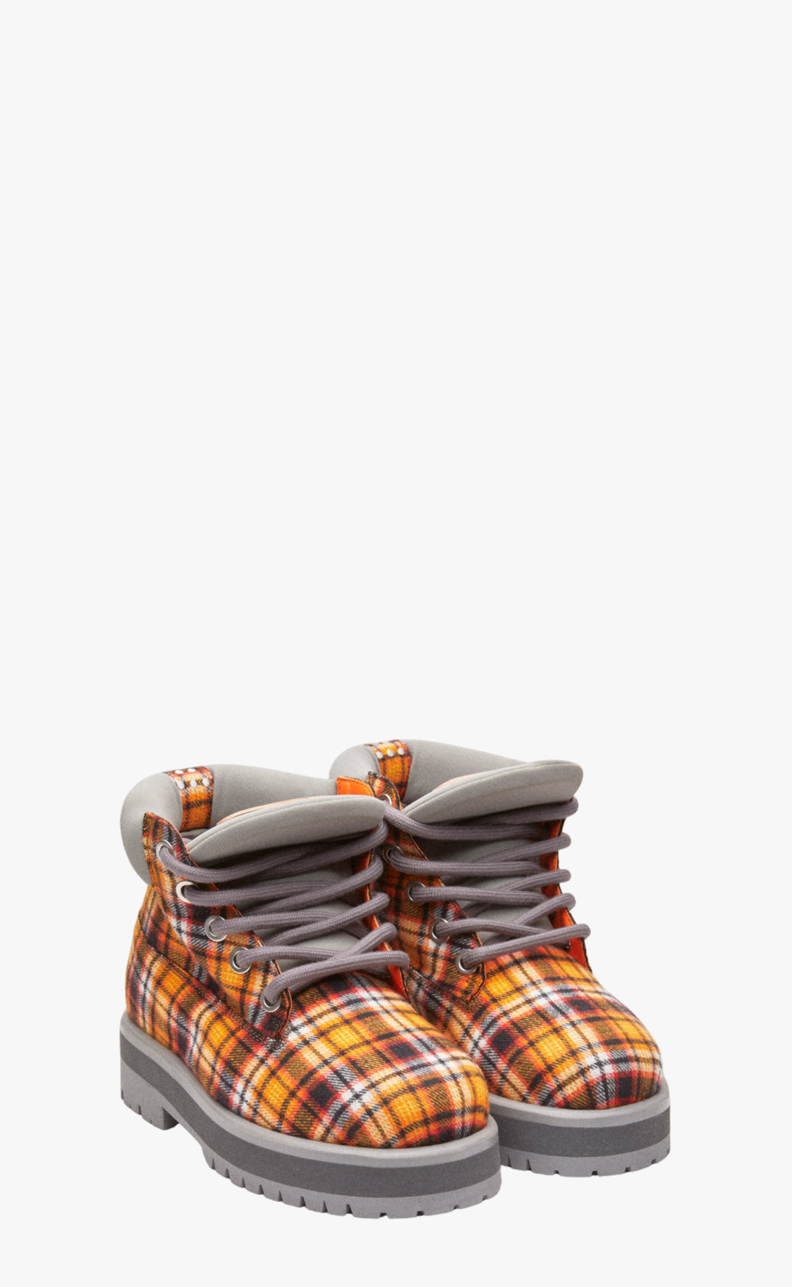STRADA LOW TARTAN ORANGE BOOTS