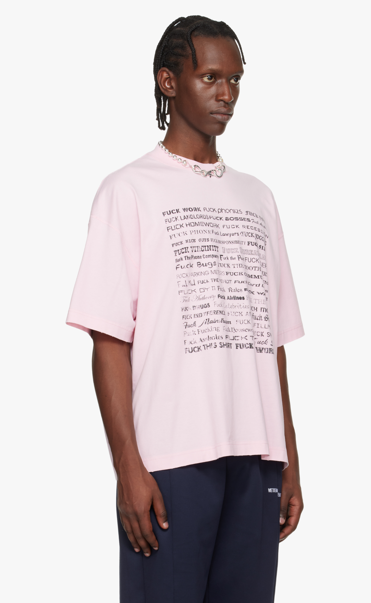 FUCK EVERYTHING PINK T-SHIRT