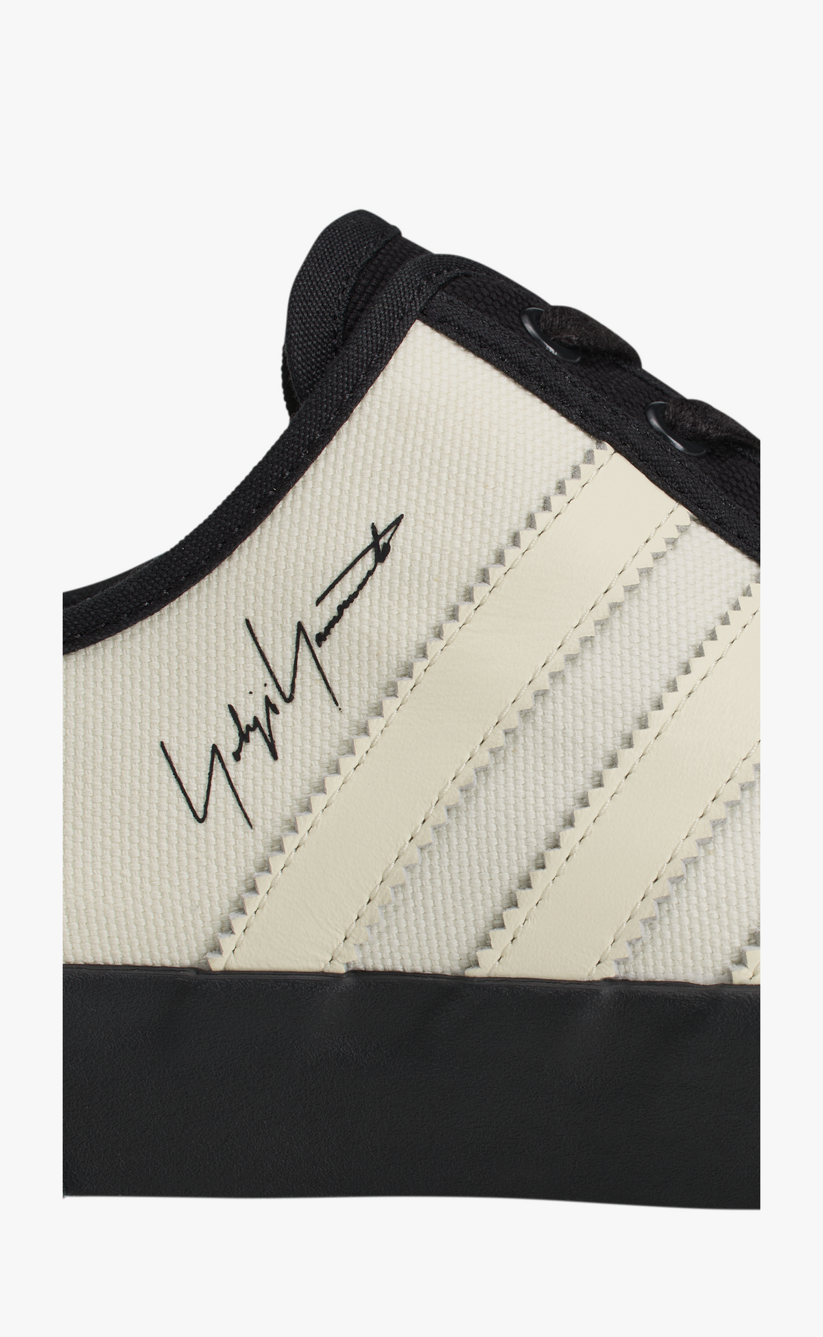 Y-3 NISI LO WHITE BLACK SNEAKER