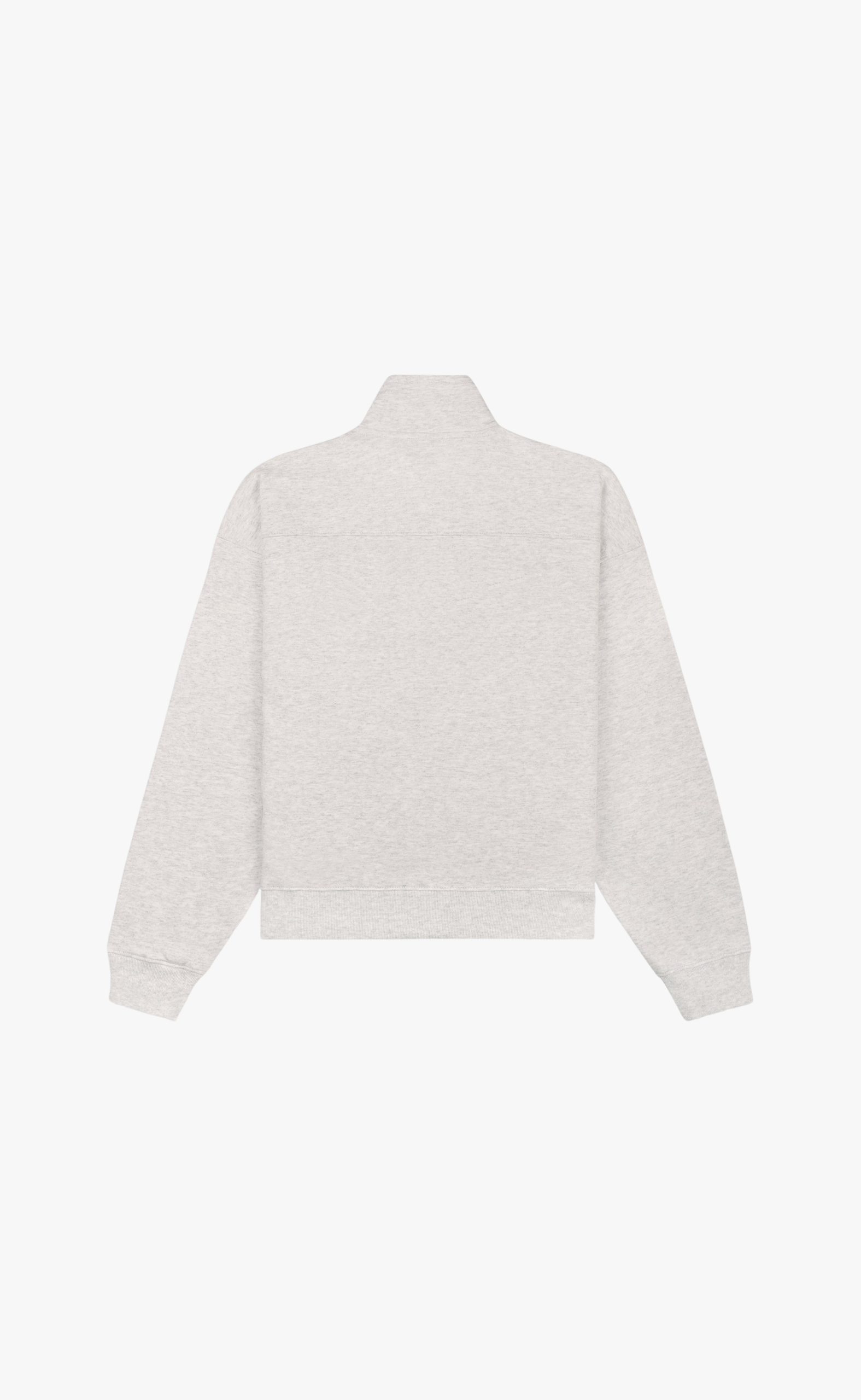 BH CREST HEATHER GRAY QUARTER ZIP