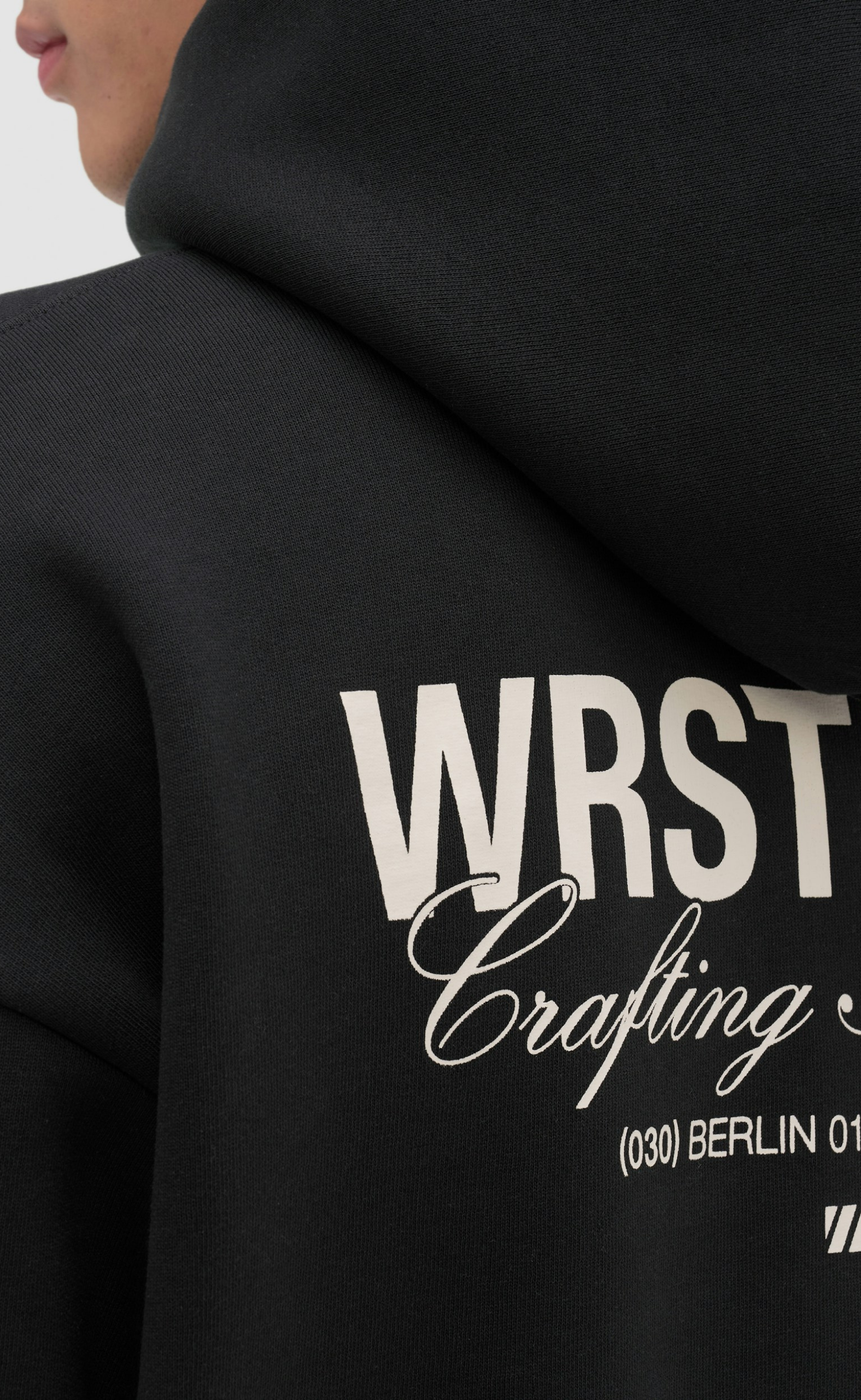 STUDIO V13 JET BLACK HOODIE