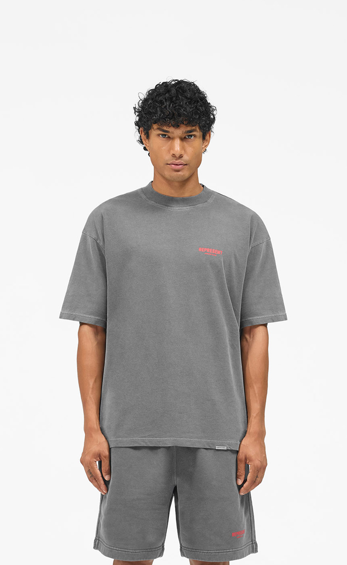 REPRESENT OWNERS CLUB WASHED BLACK T-SHIRT