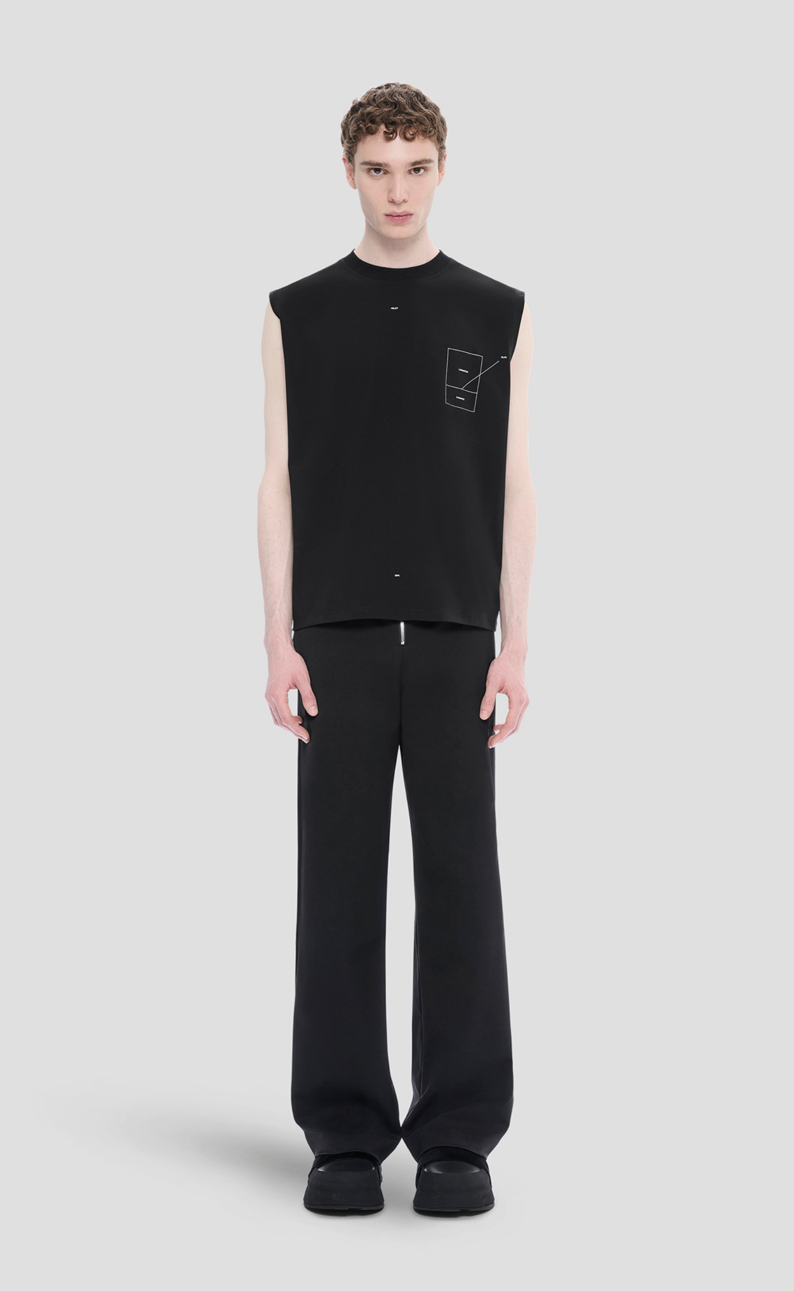 RETINA SLEEVES BLACK T-SHIRT