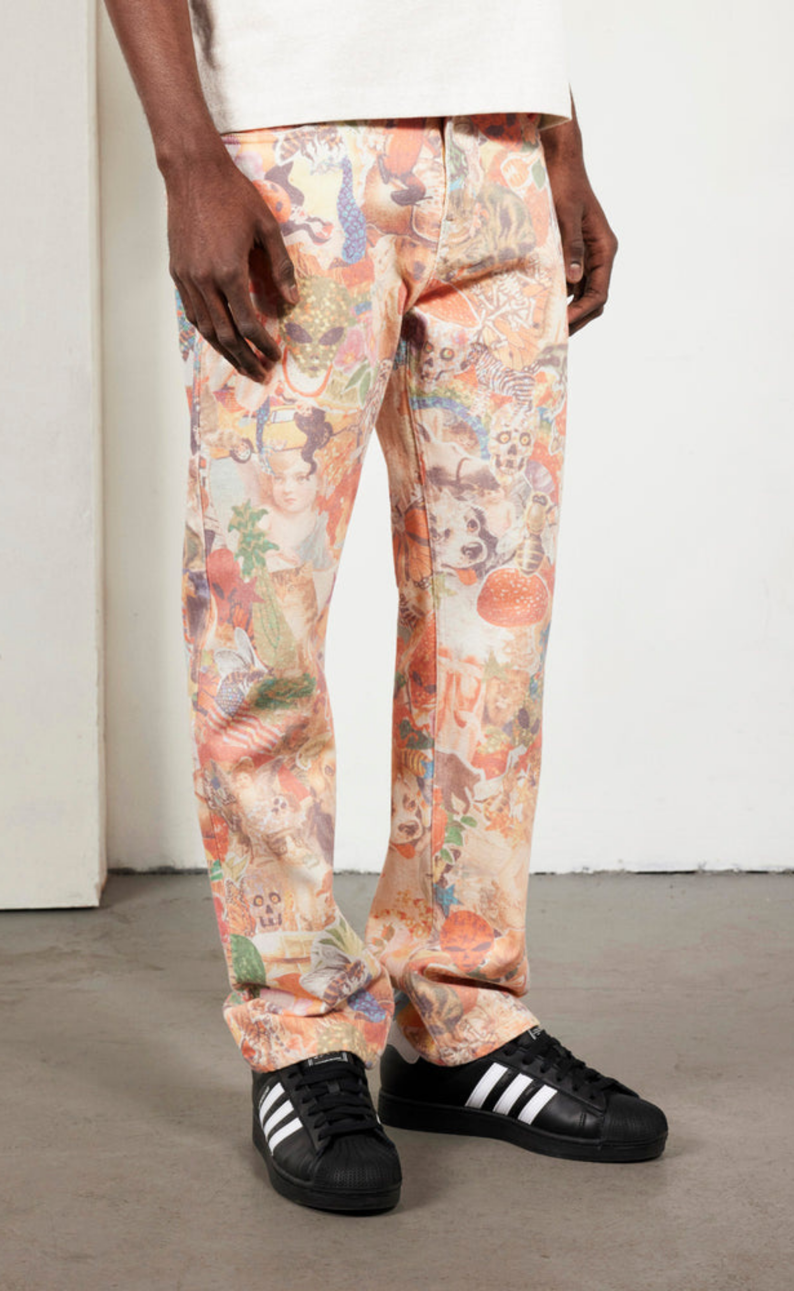 STICKERS STRAIGHT LEG MULTI JEANS