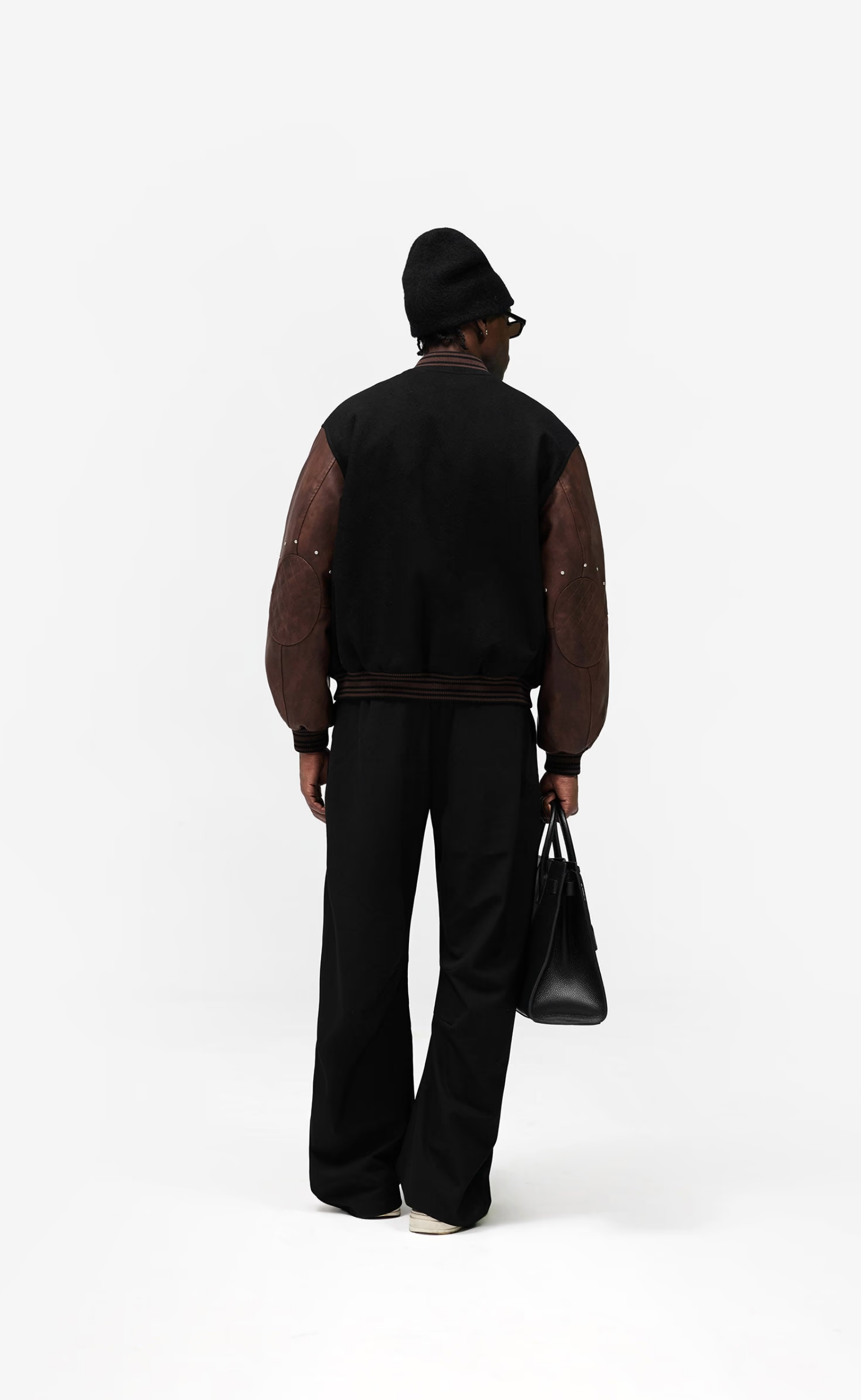 VARSITY JET BLACK JACKET
