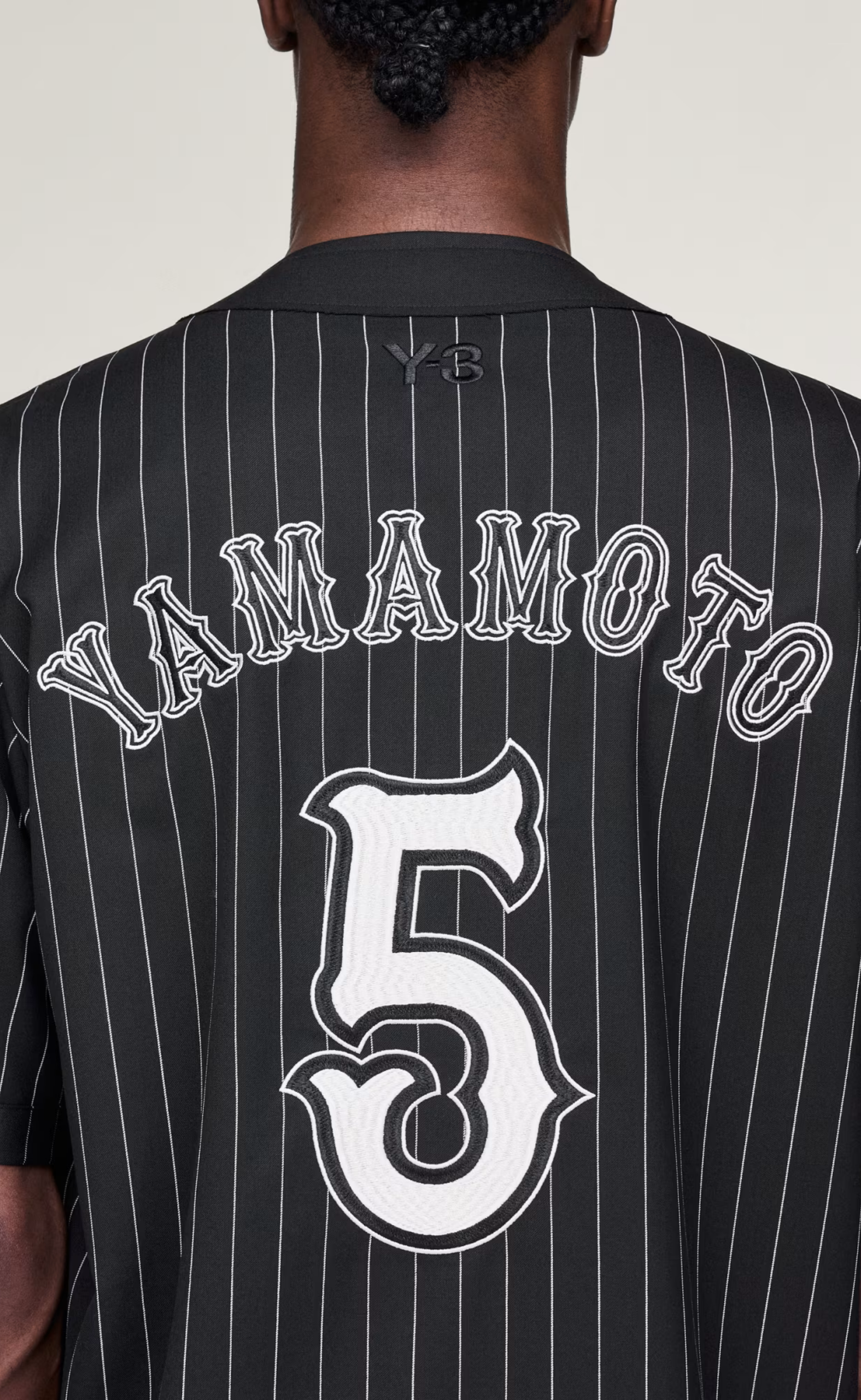 Y-3 ELITE 5 BASEBALL BLACK SHIRT