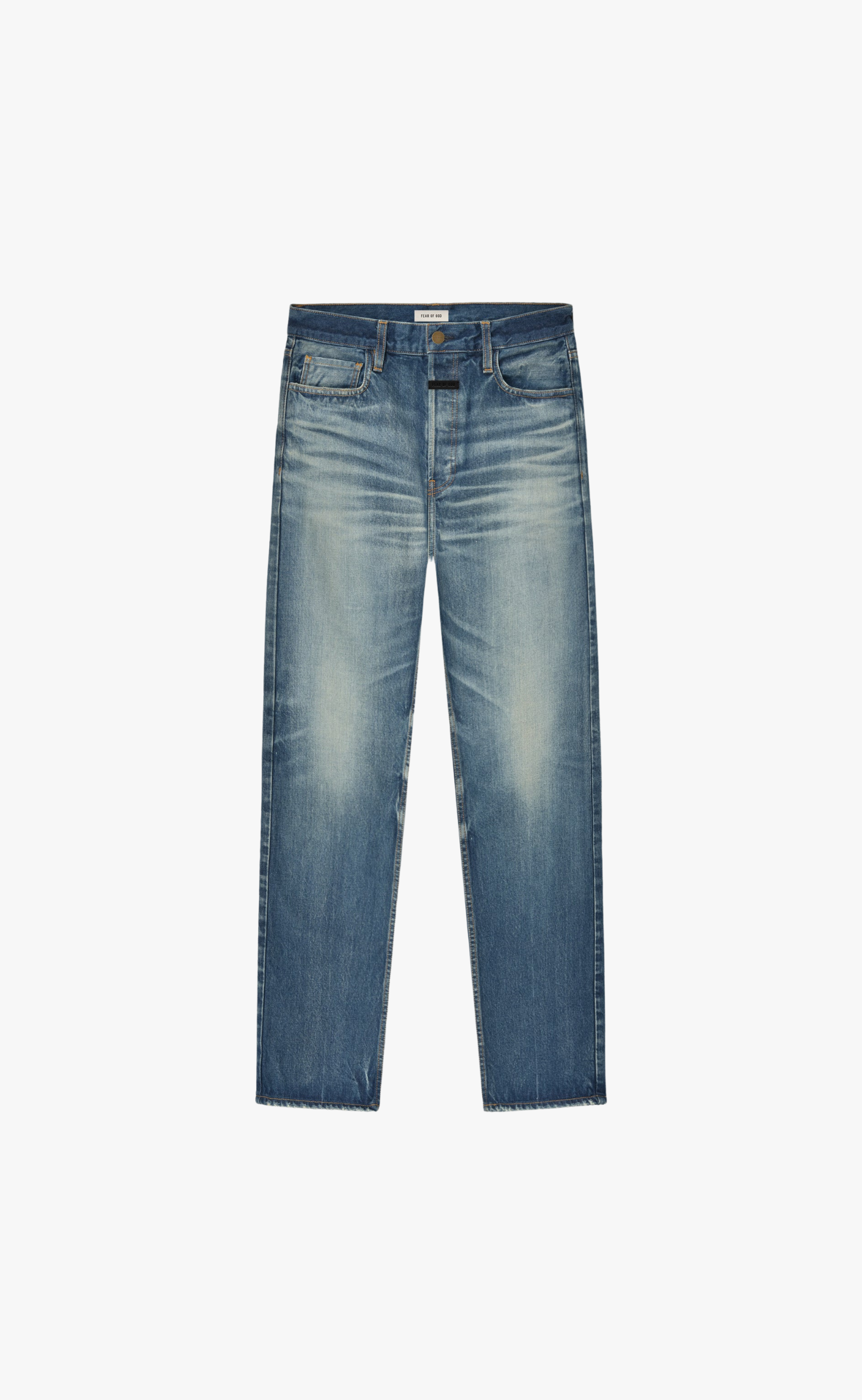 CLASSIC 5 POCKET RMID INDIGO JEANS