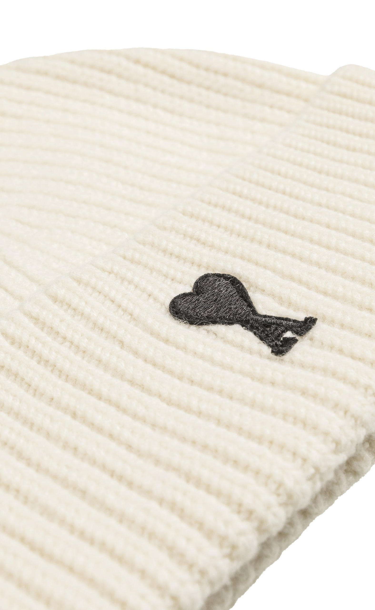 AMI DE COEUR WOOL ECRU BEANIE