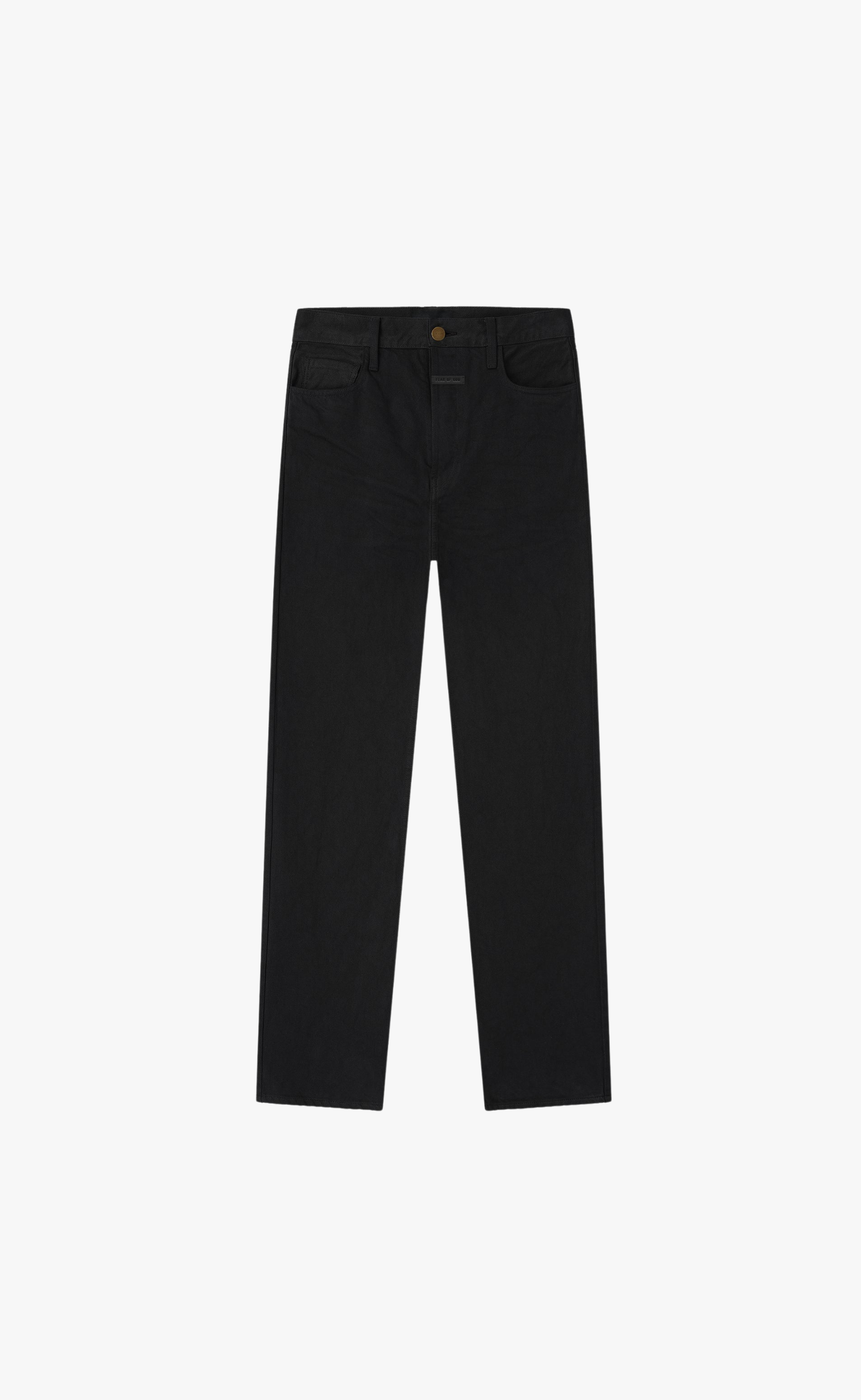 CLASSIC 5 POCKET RINSED BLACK JEANS