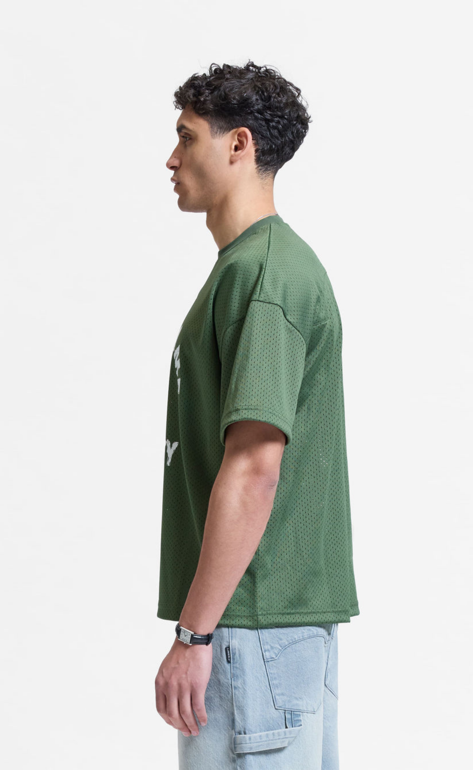 NOTRE DAME MESH GREEN T-SHIRT