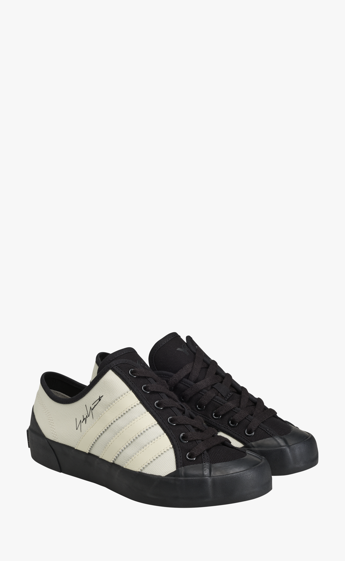 Y-3 NISI LO WHITE BLACK SNEAKER