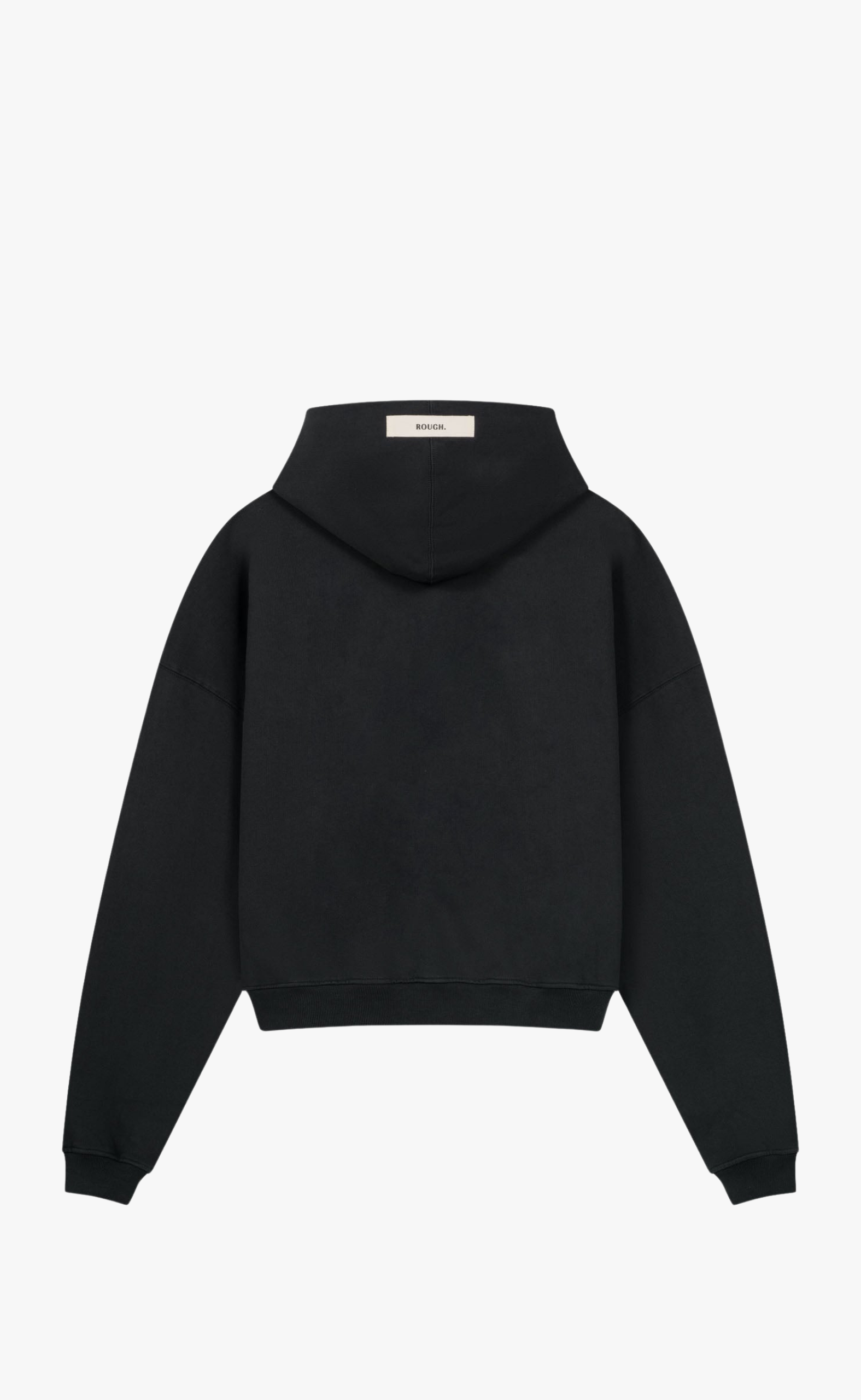BOTANIC BLACK WASHED HOODIE