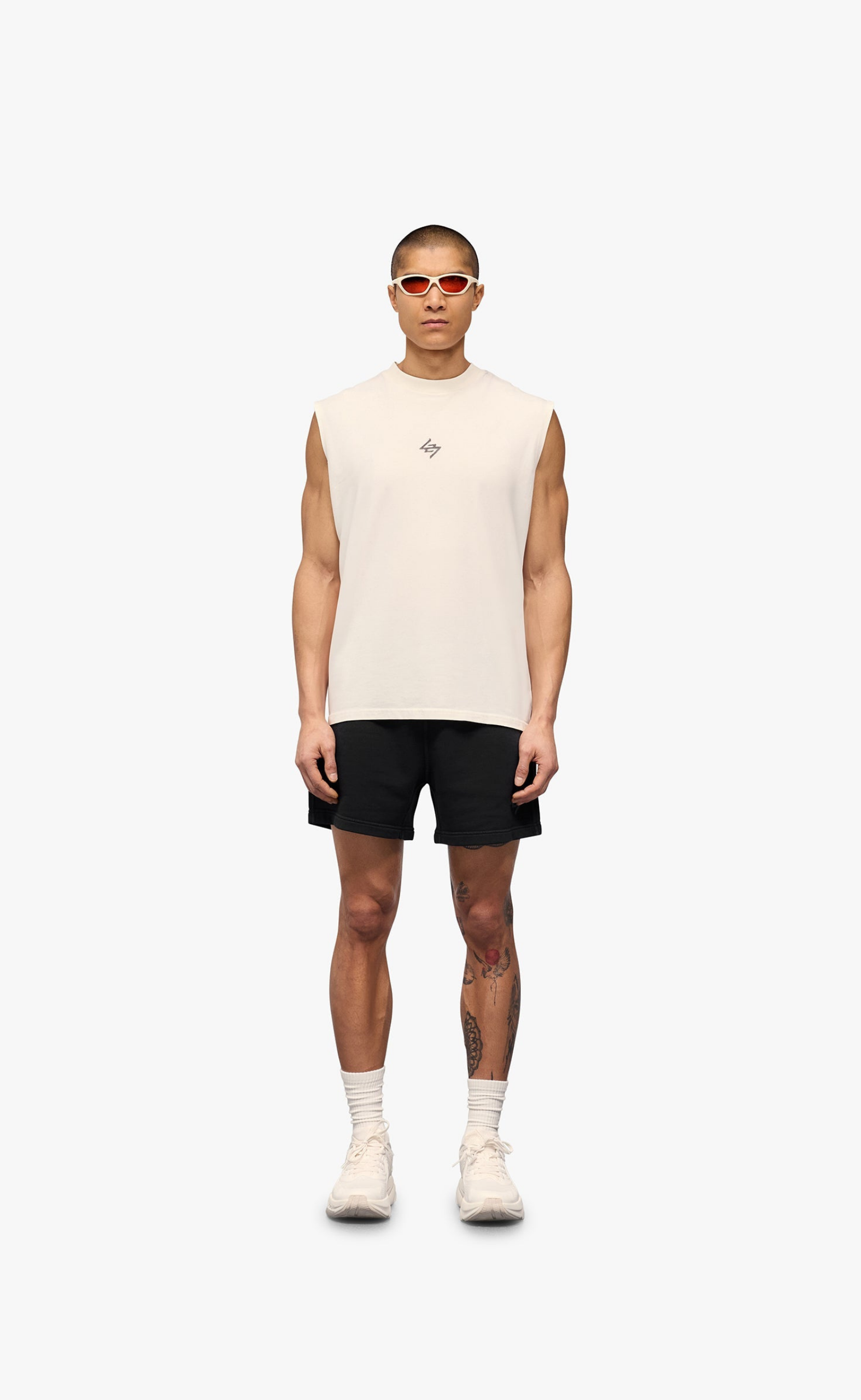 247 MOTION OVERSIZED FLAT WHITE T-SHIRT