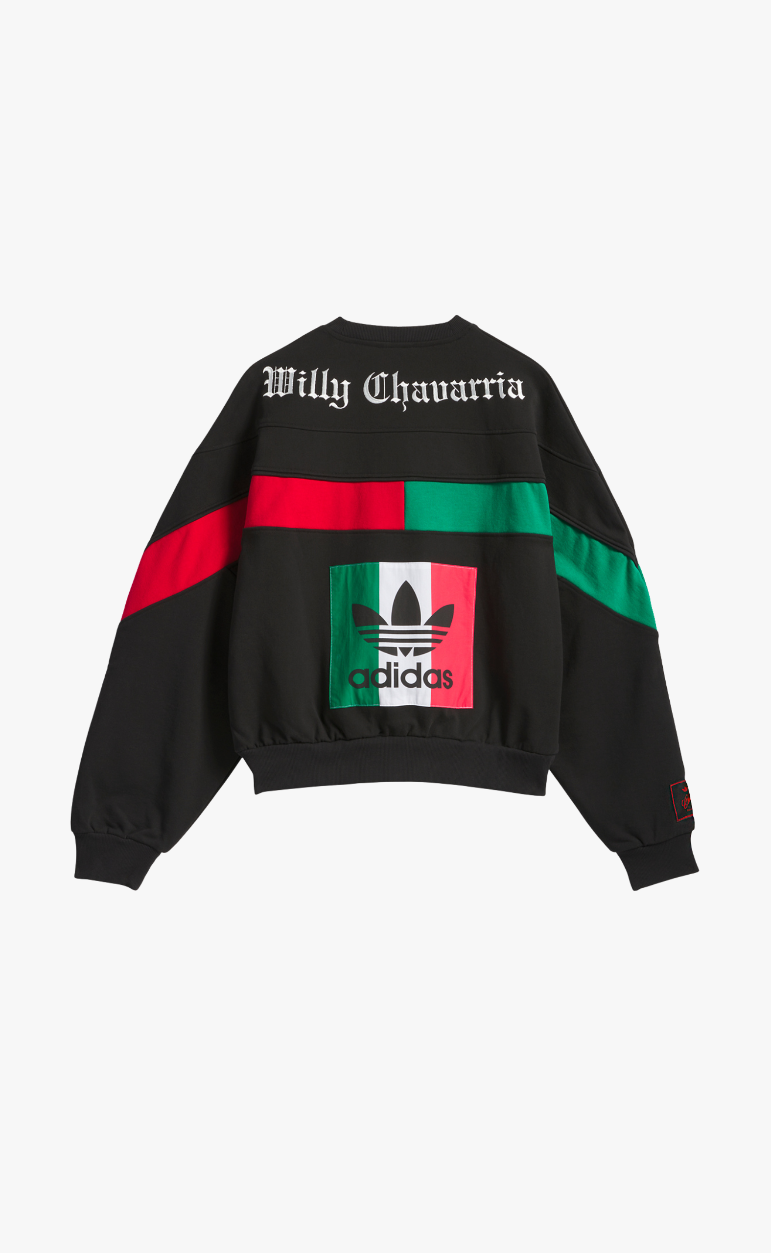 CHAVARRIA BBALL FLEECE BLACK CREWNECK