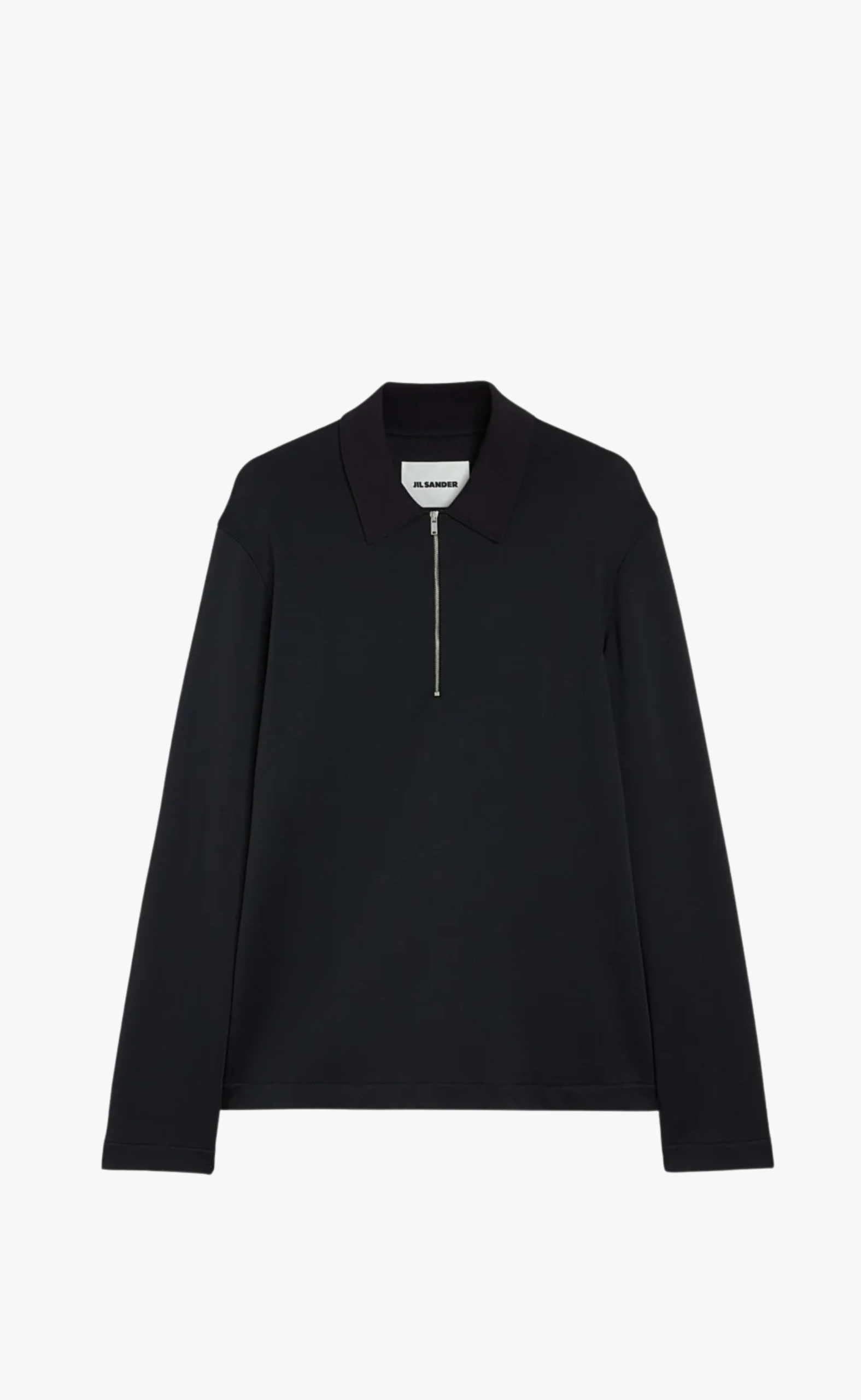 HALF-ZIP POLO BLACK LONGSLEEVE