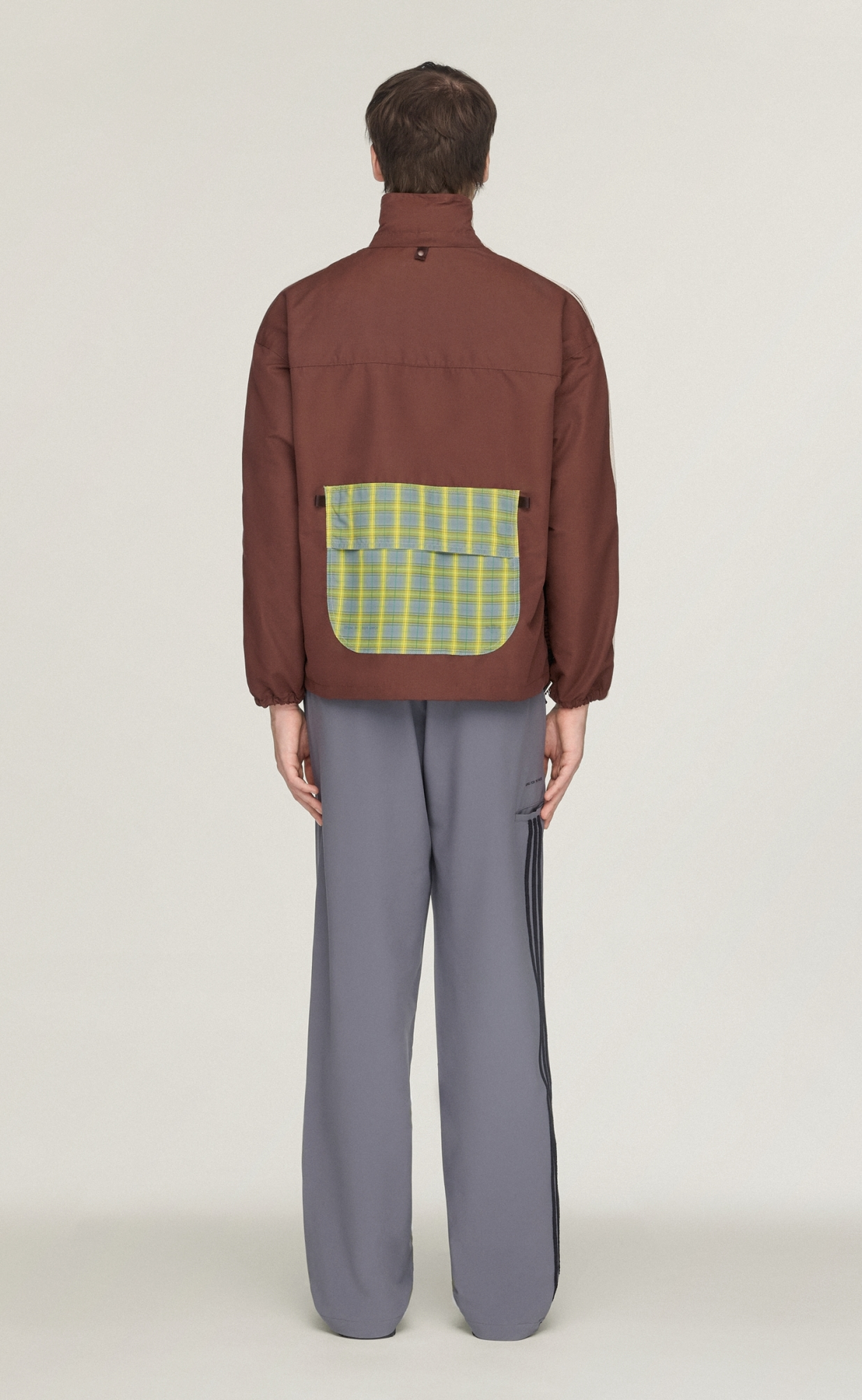 SONG FOR THE MUTE 007 TRACK TOP BROWN JACKET