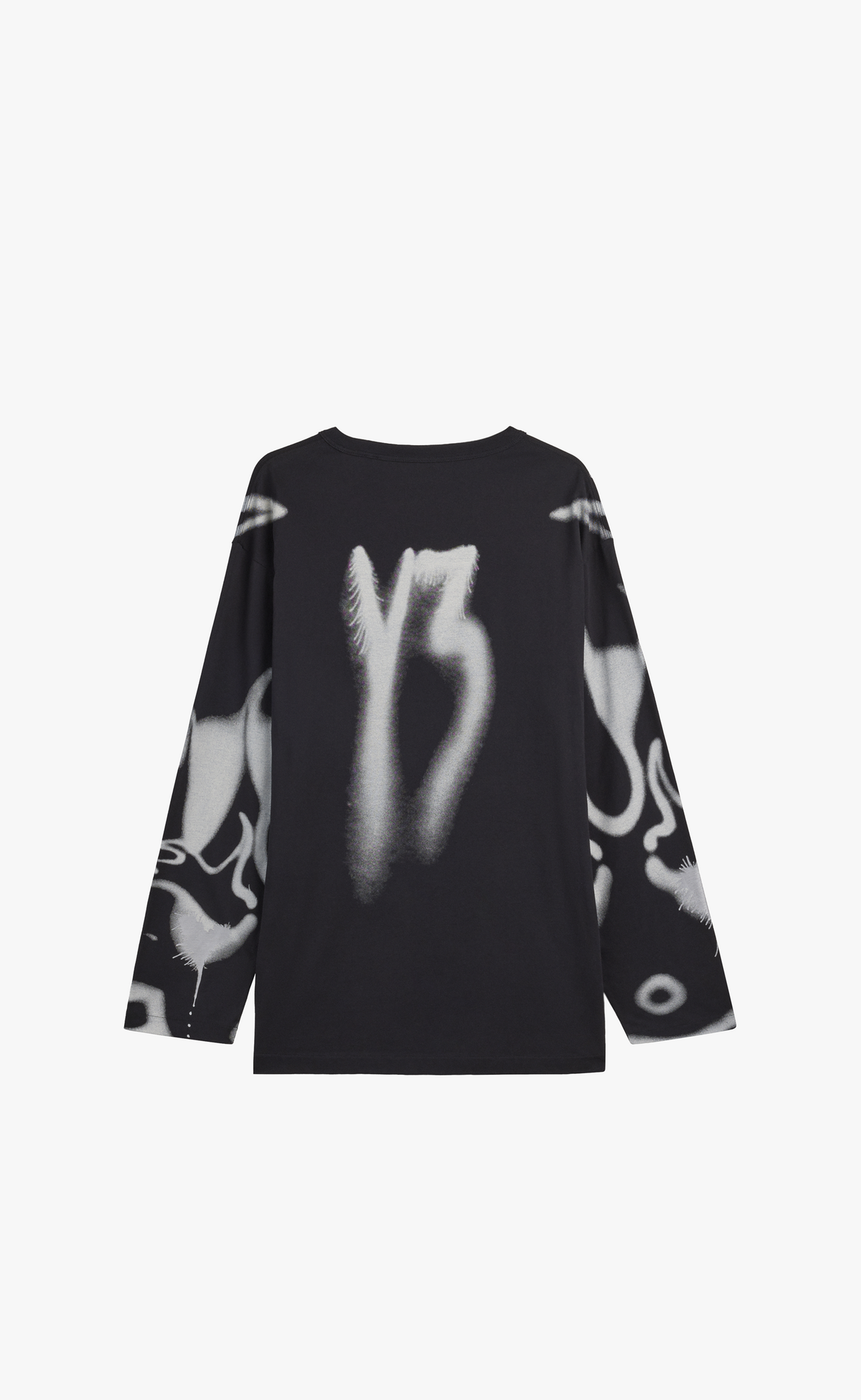 Y-3 CHITO GRAPHIC BLACK LONGSLEEVE