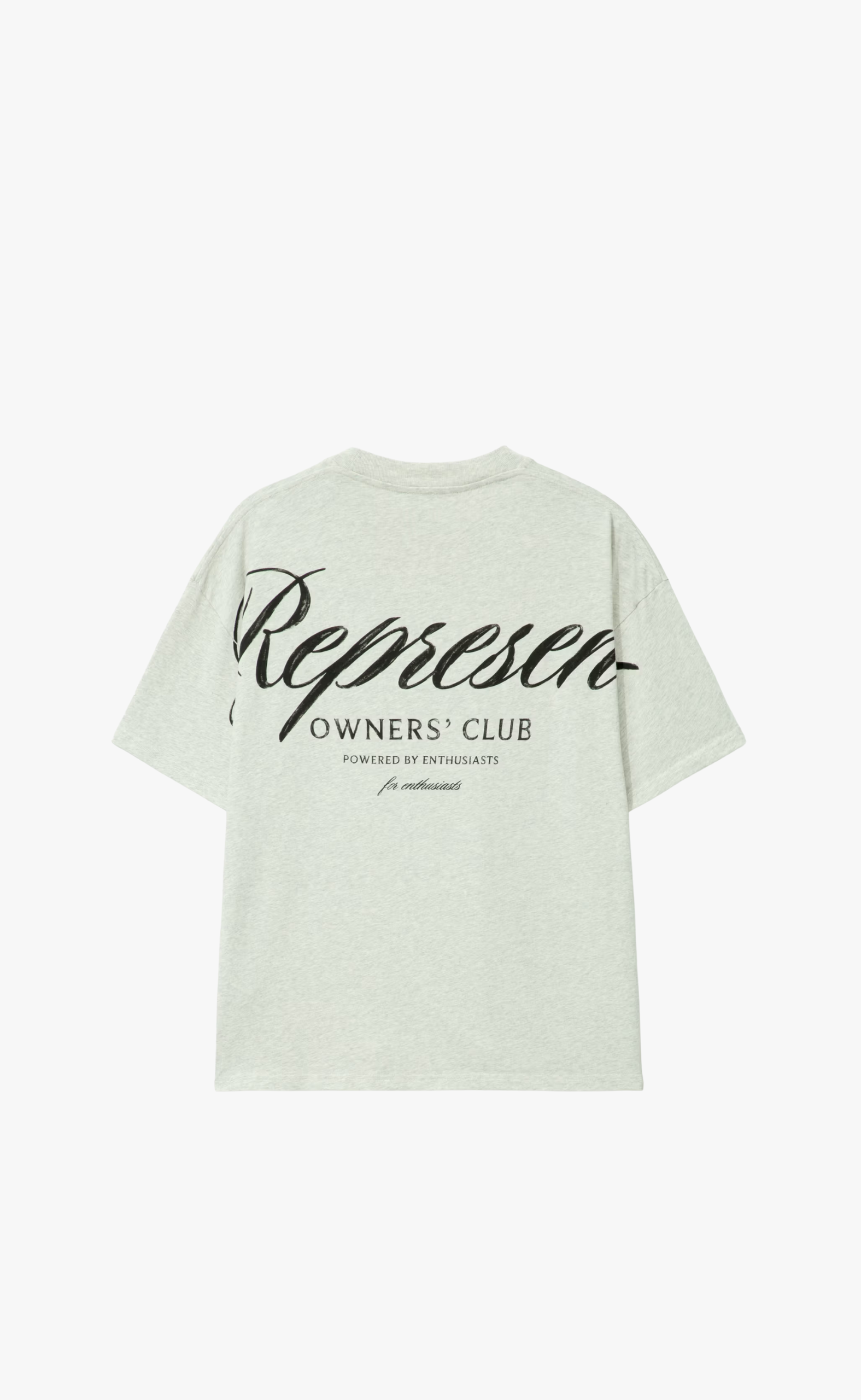 OWNERS CLUB SCRIPT CREAM MARL T-SHIRT