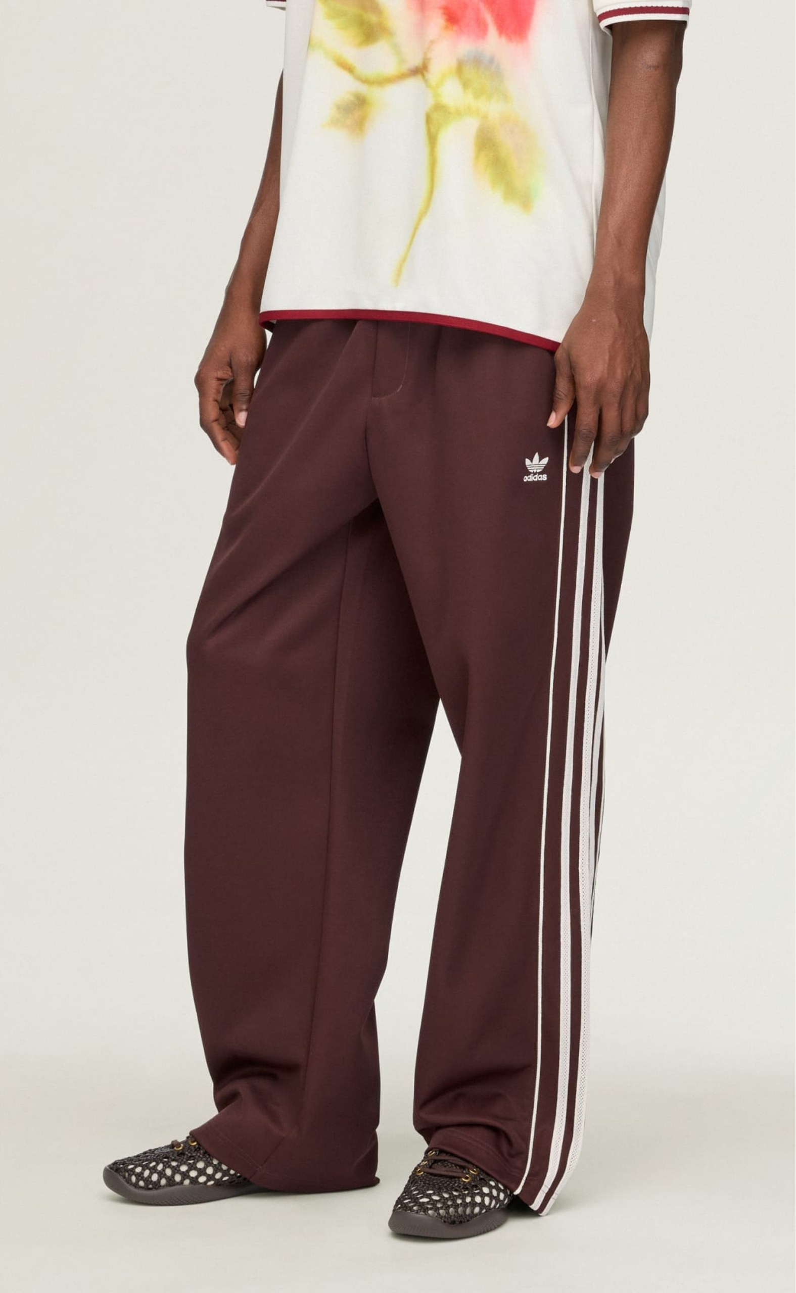 WB SHADOW BROWN TRACK PANTS
