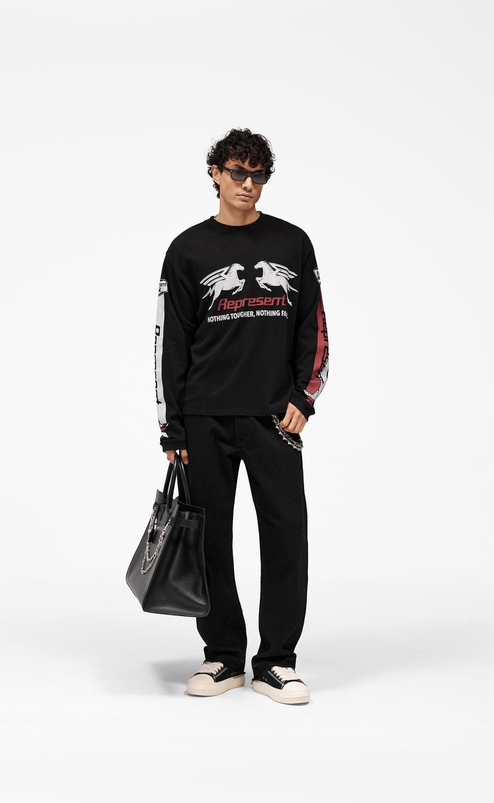 MESH PEGASUS JET BLACK LONGSLEEVE