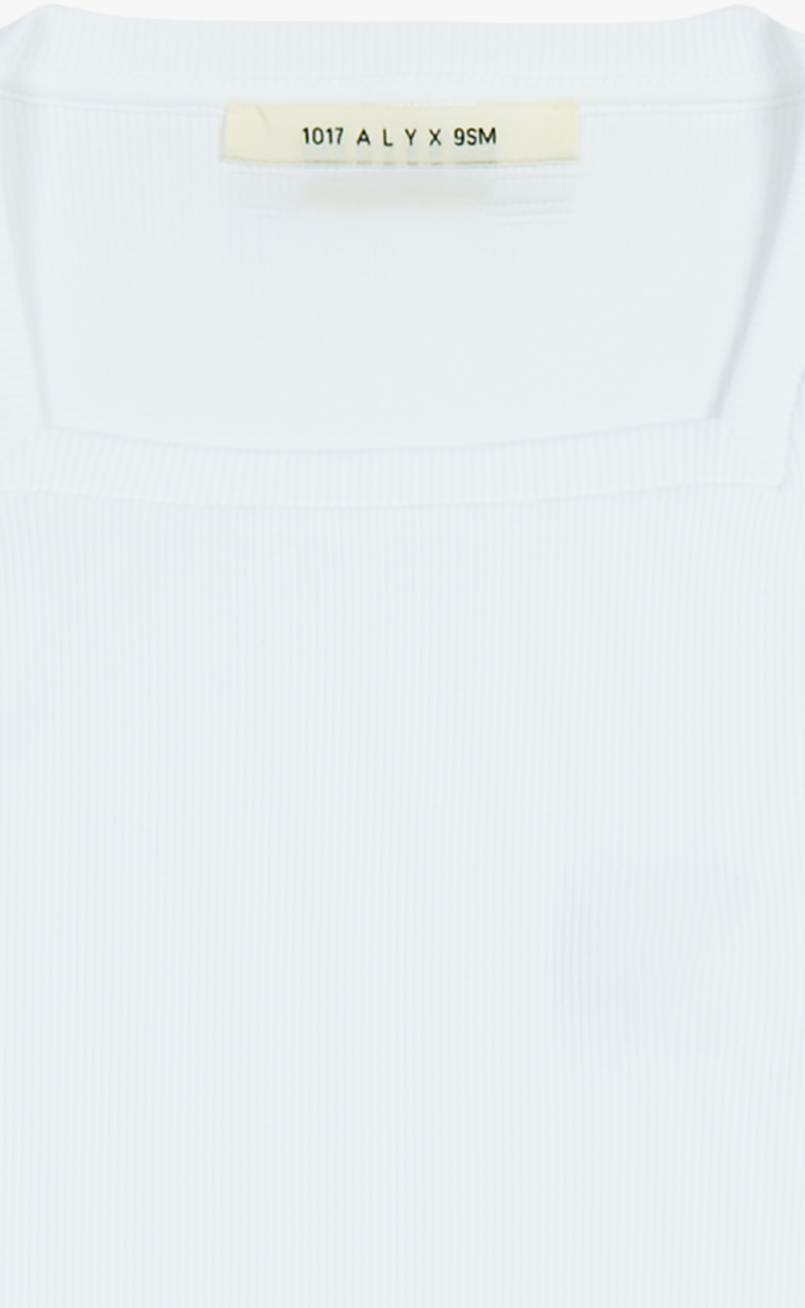 ESSENTIALS WHITE TANK TOP