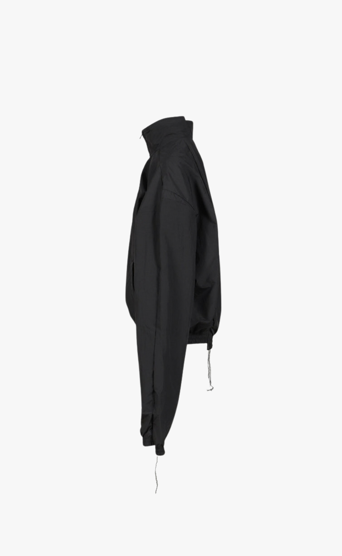 CUT-UP TRACKSUIT BLACK JACKET