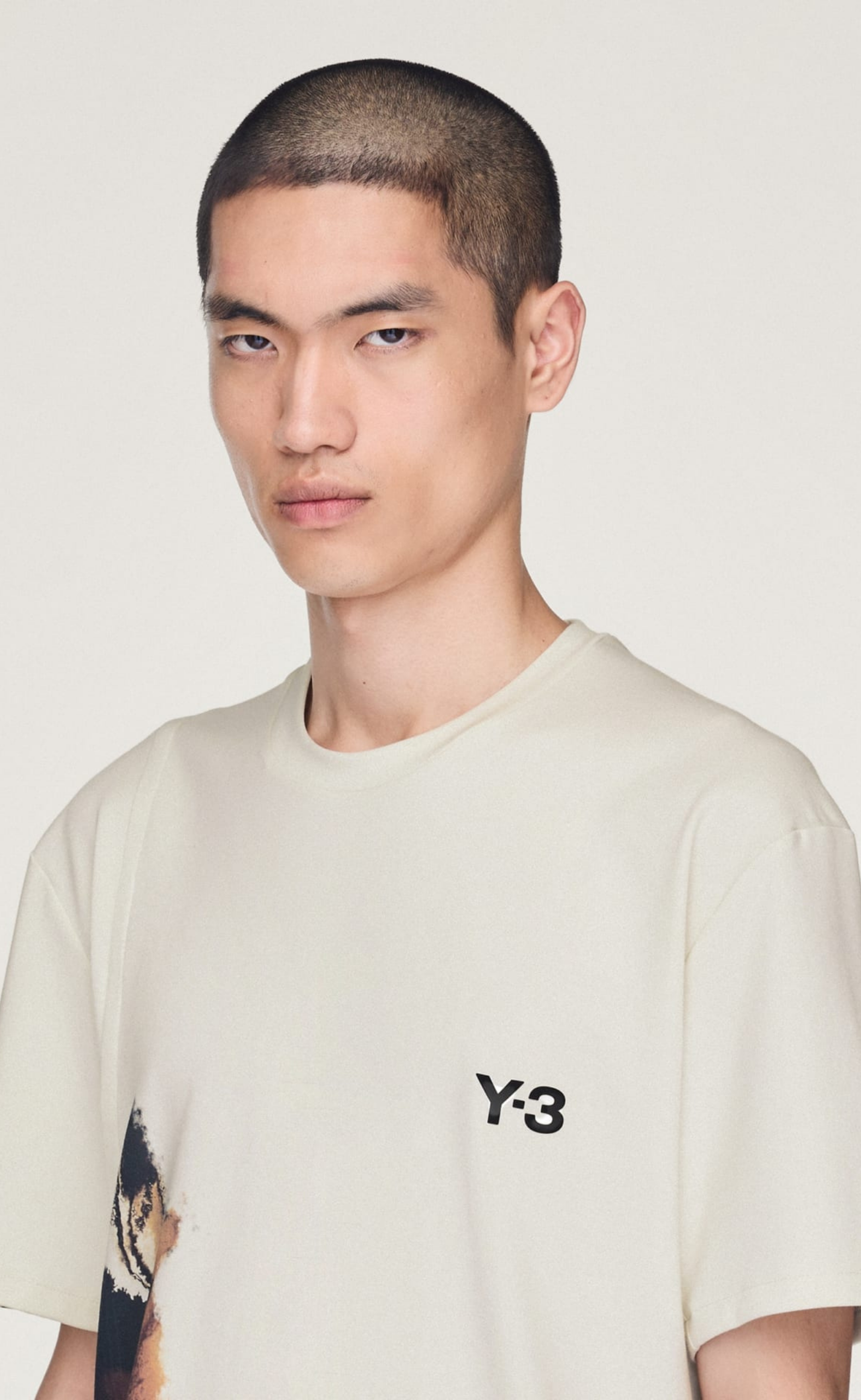 Y-3 TENNIS PRO FREELIFT GREY T-SHIRT
