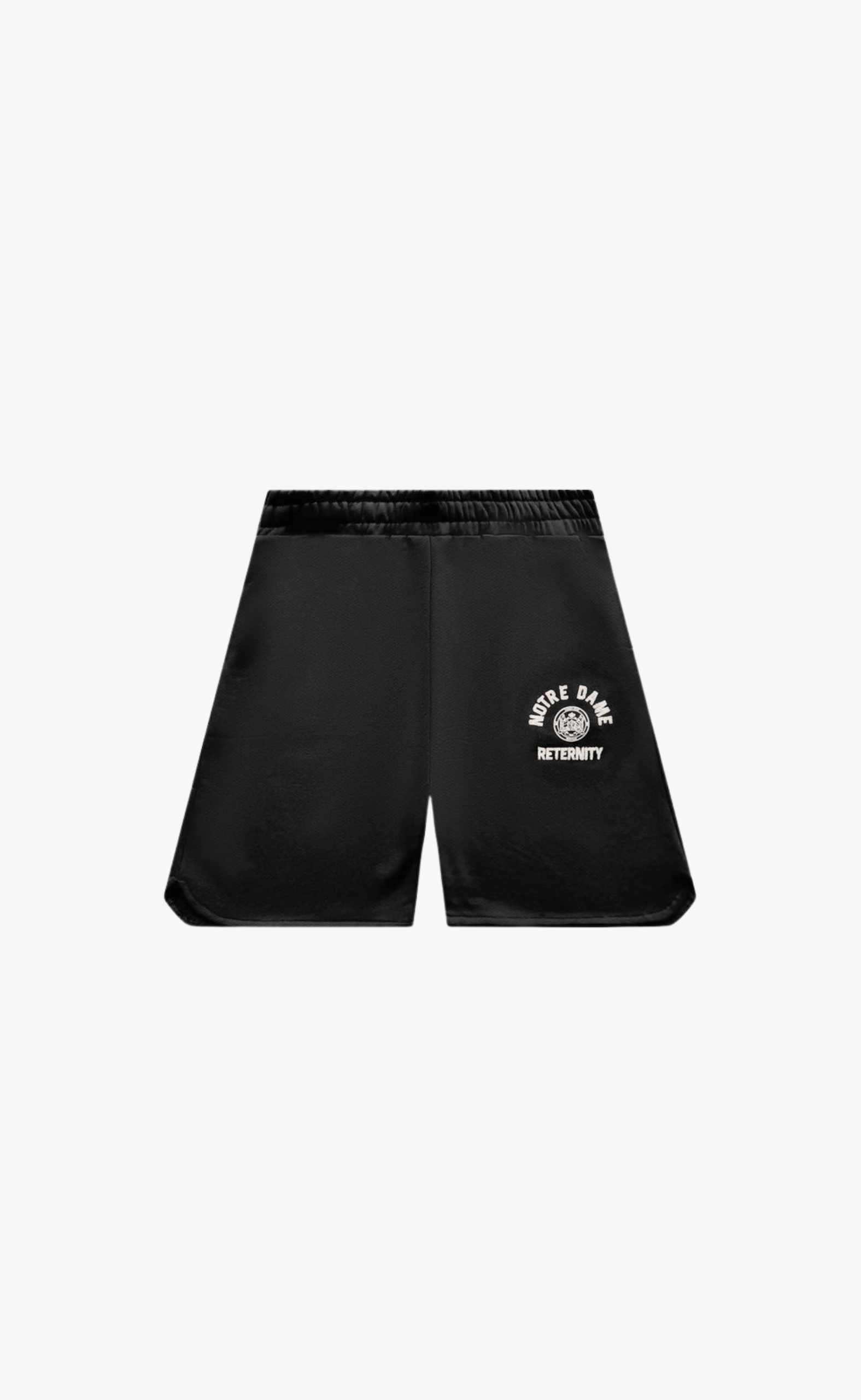 NOTRE DAME COTTON BLACK SHORTS