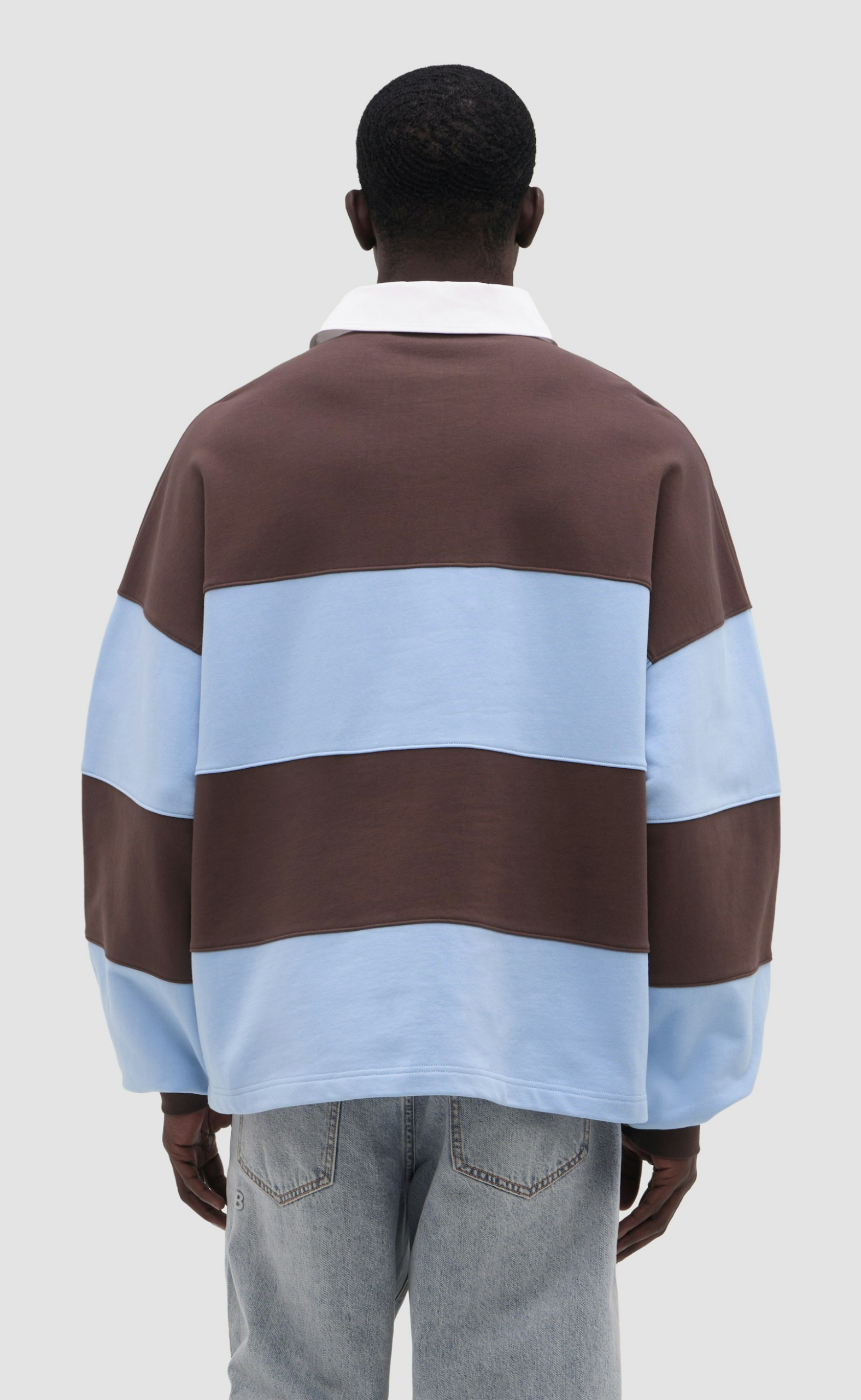GERI POLO CHOCOLATE BROWN SWEATSHIRT